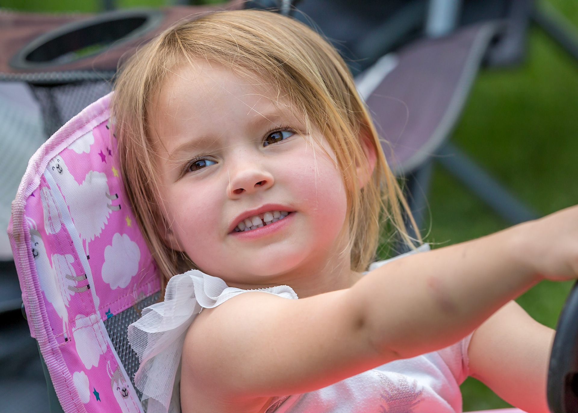 A beatiful granddaughter