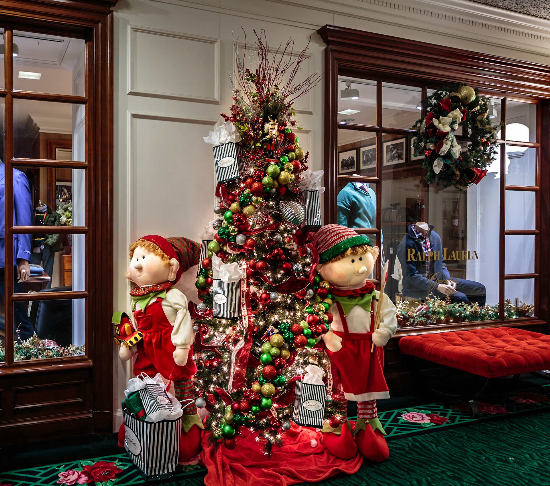 Christmas tree at the Greenbrier