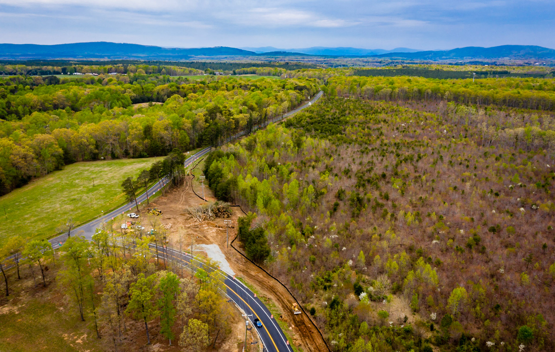 Roundabout construction starts at the intersection of Route 53 and Lake Monticello Road