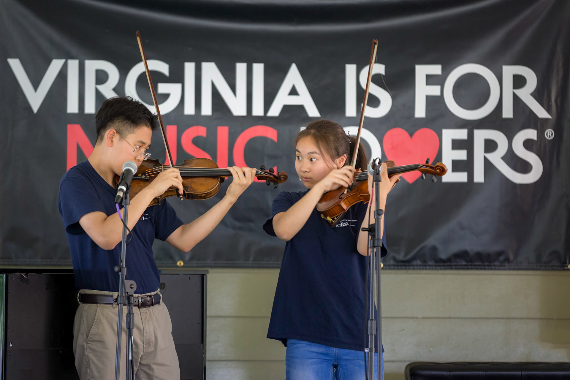 Gifted music students from the Heifetz International Music Institute