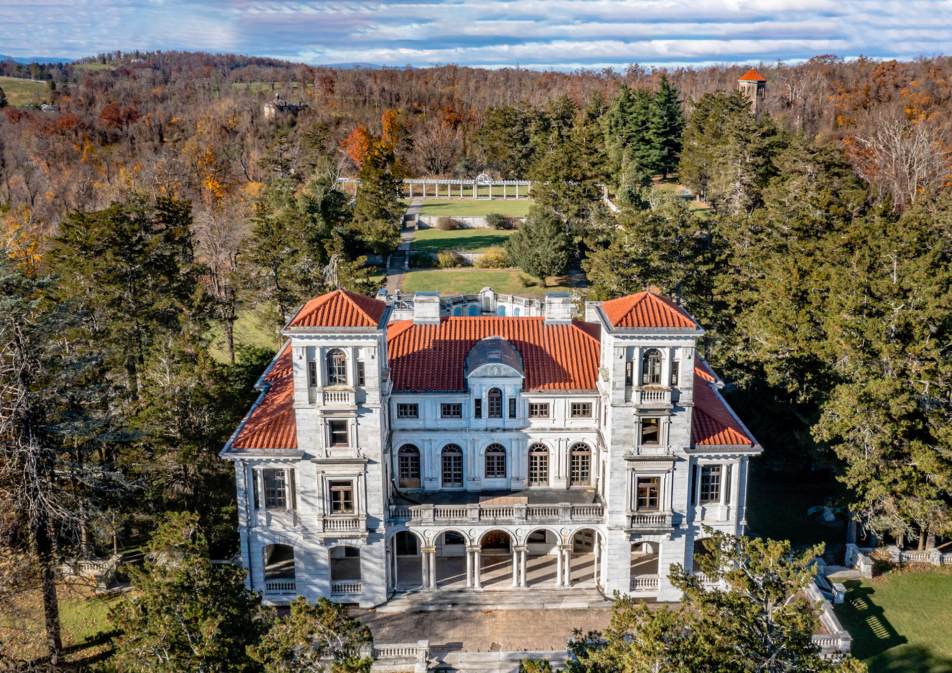 Swannanoa Mansion, an Italian Renaissance Revival built in 1912 by James H. Dooley