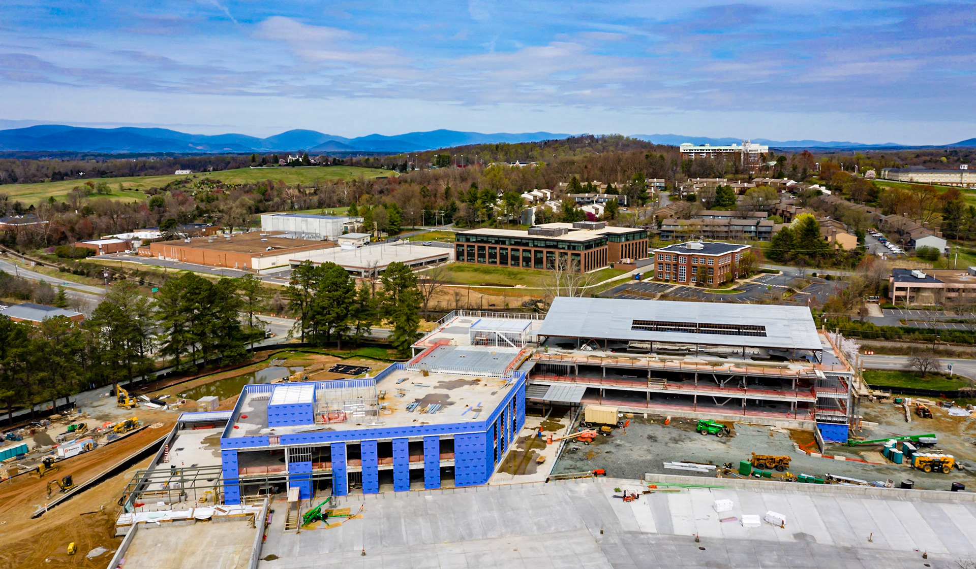 Univerty of Virginia Musculoskeletal Center construction