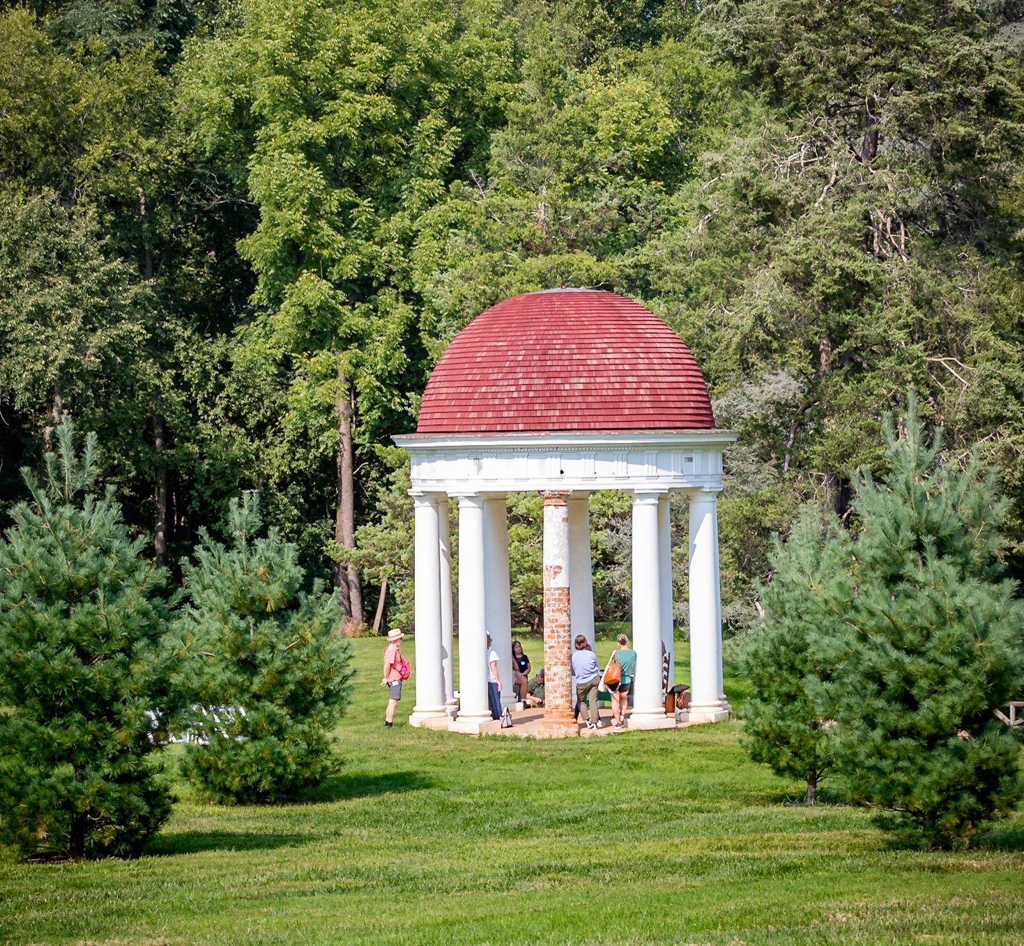 The temple at James Madison's Montpelier