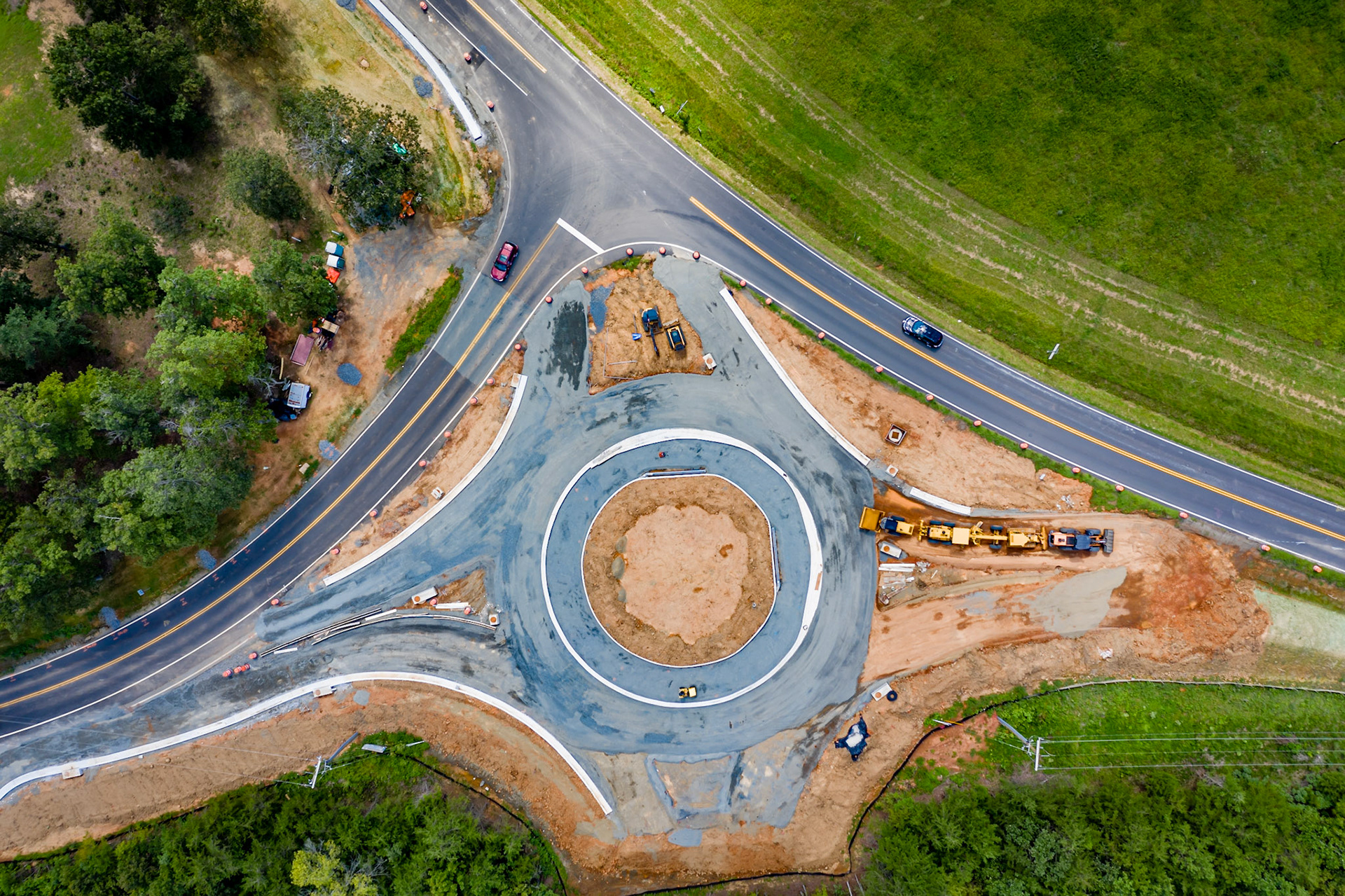 Roundabout construction starts at the intersection of Route 53 and Lake Monticello Road