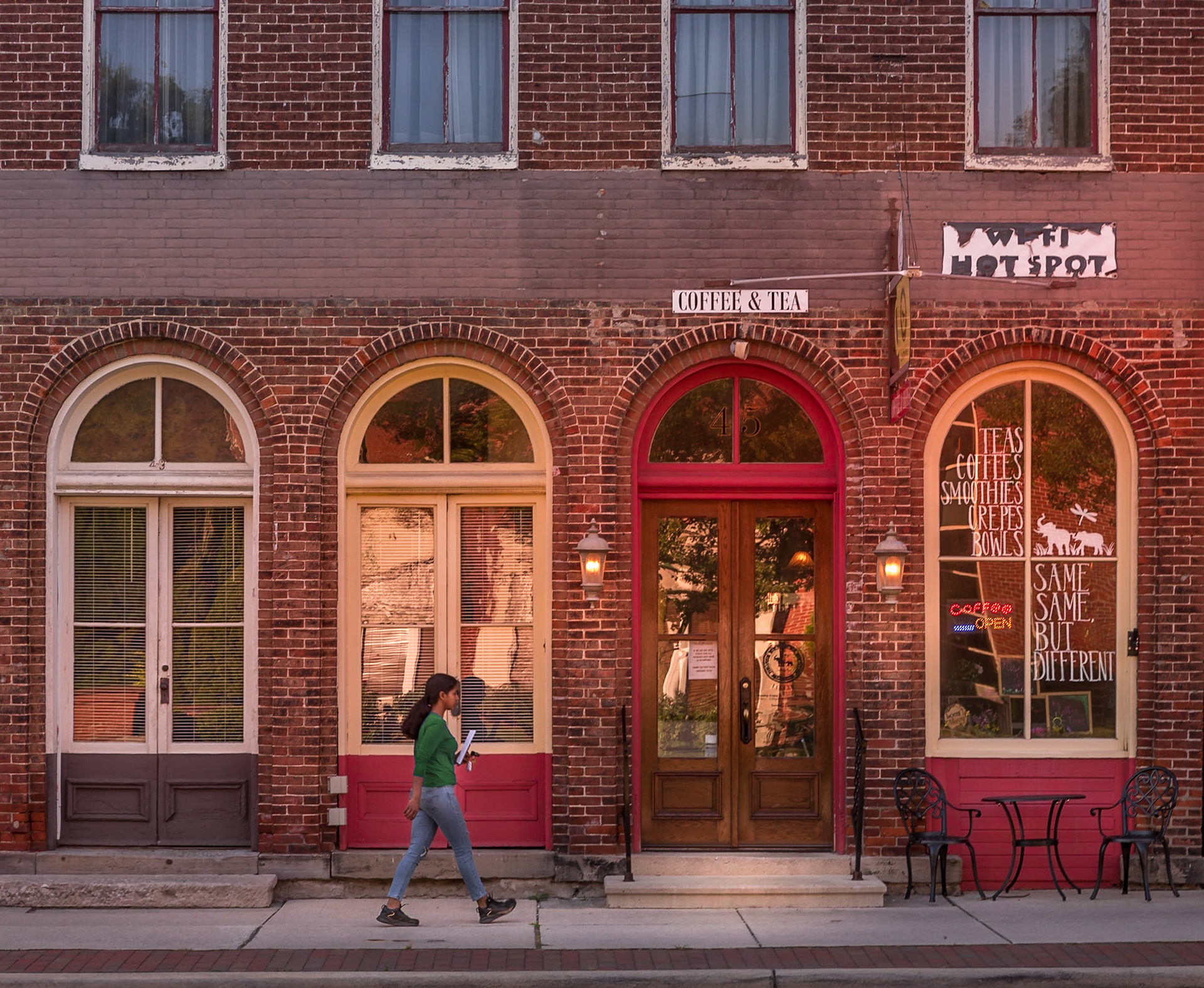 Sabaidee Coffee And Crepes store in Tiffin, Oh, near Tiffin University.