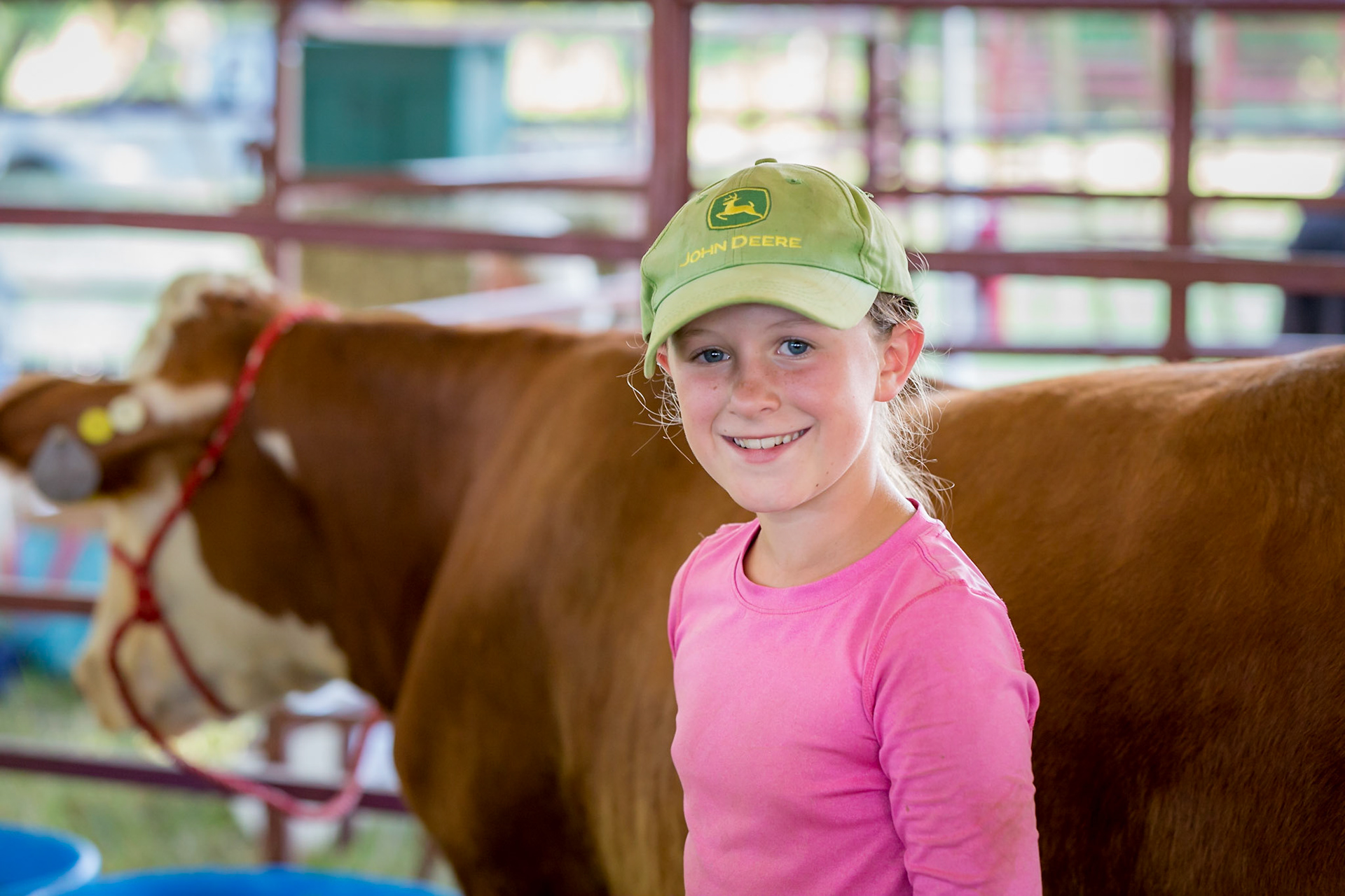 Fair at James Monroe Highlands, a future farm girl