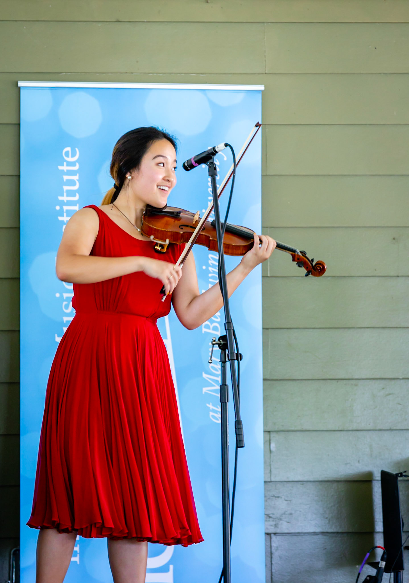 Gifted music students from the Heifetz International Music Institute