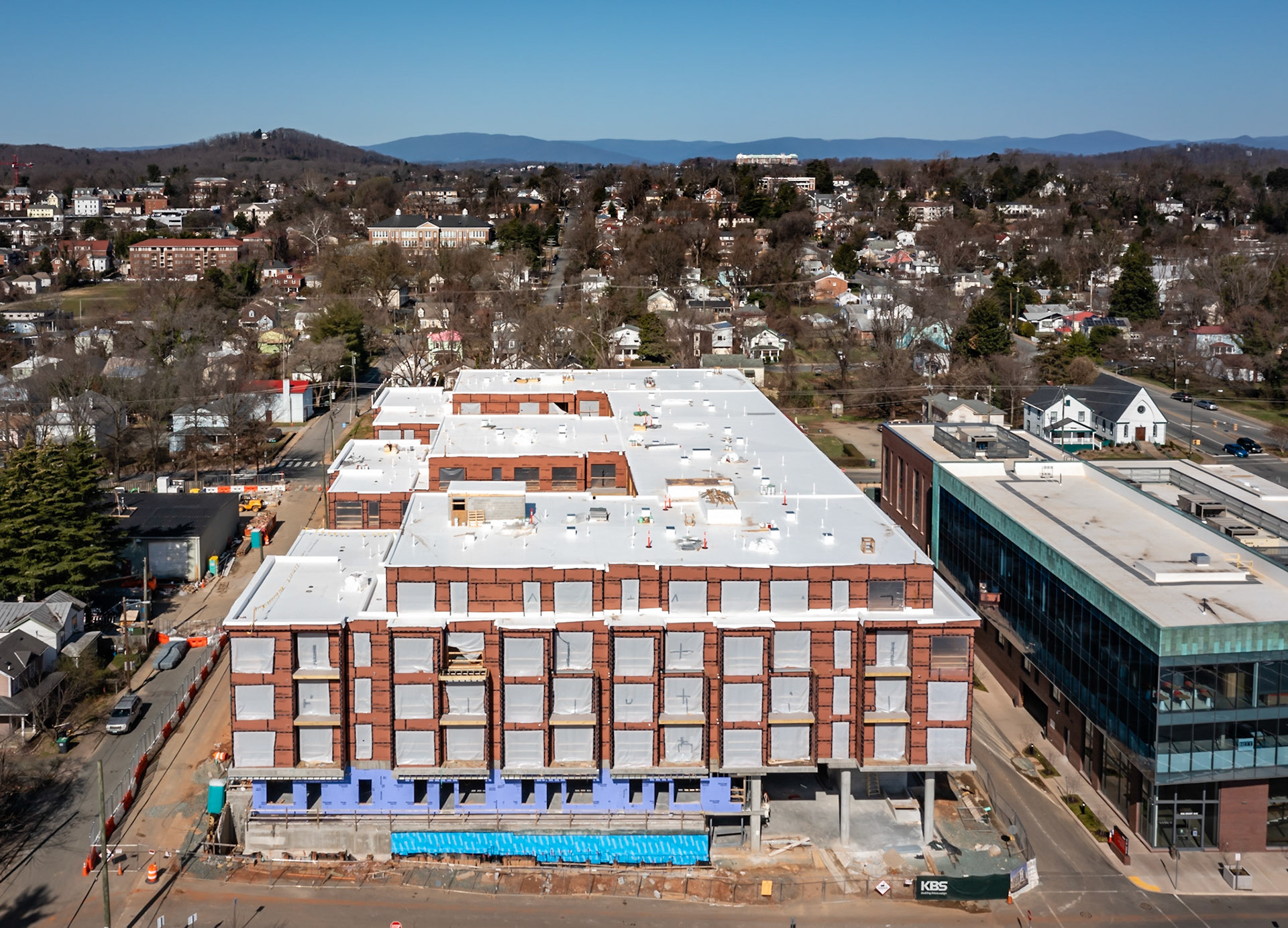 New construction of the 10th &amp; Dairy Apartments
