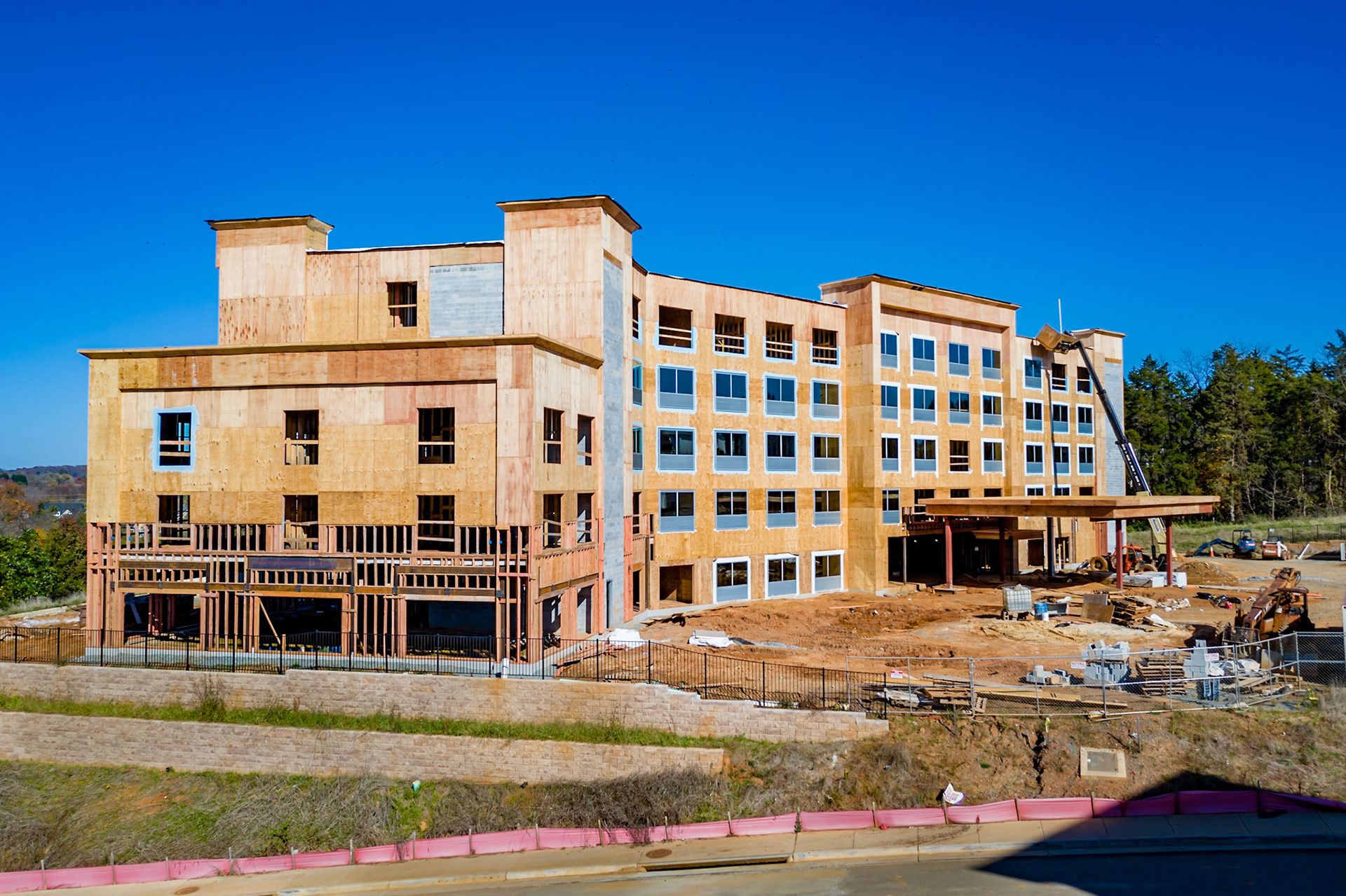 Construcion of the Holiday Inn