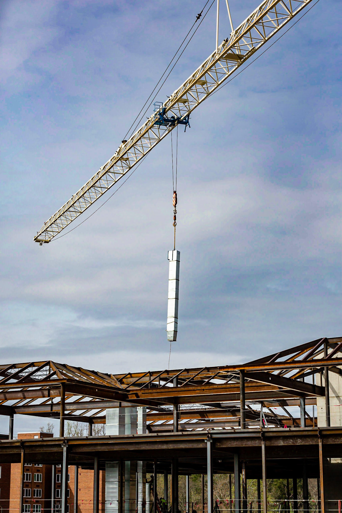 Construction at the University of VA.