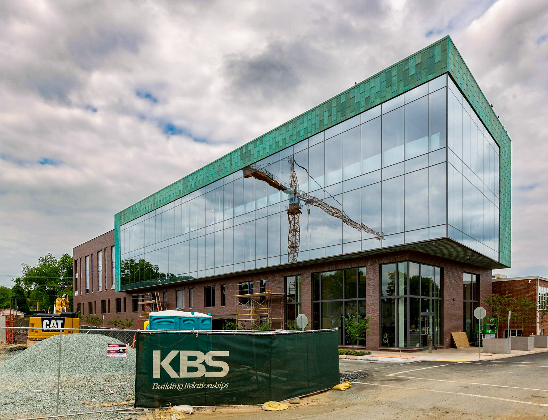 The new addition to the old Charlottesville Dairy Market building