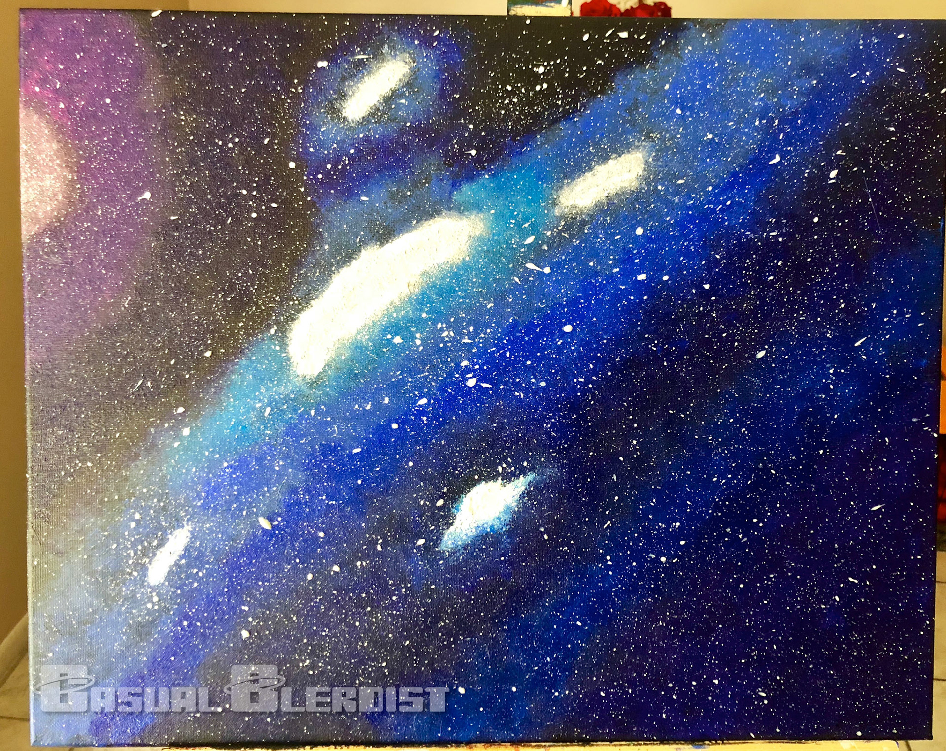 See You In Space (2018) 16x20 Acrylic