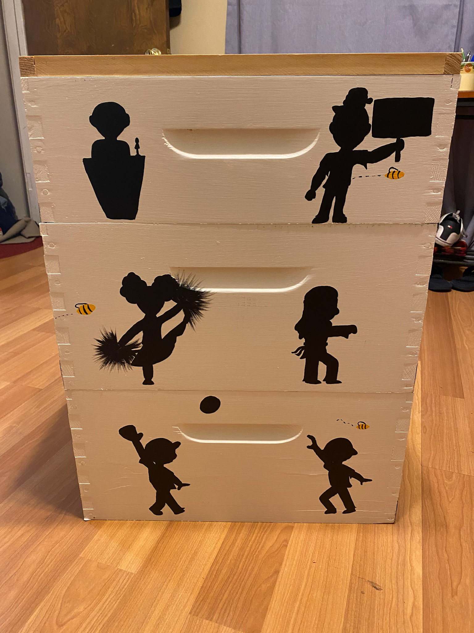 Bee Boxes for L.O.O.F.A./Hood Honey 2 of 8