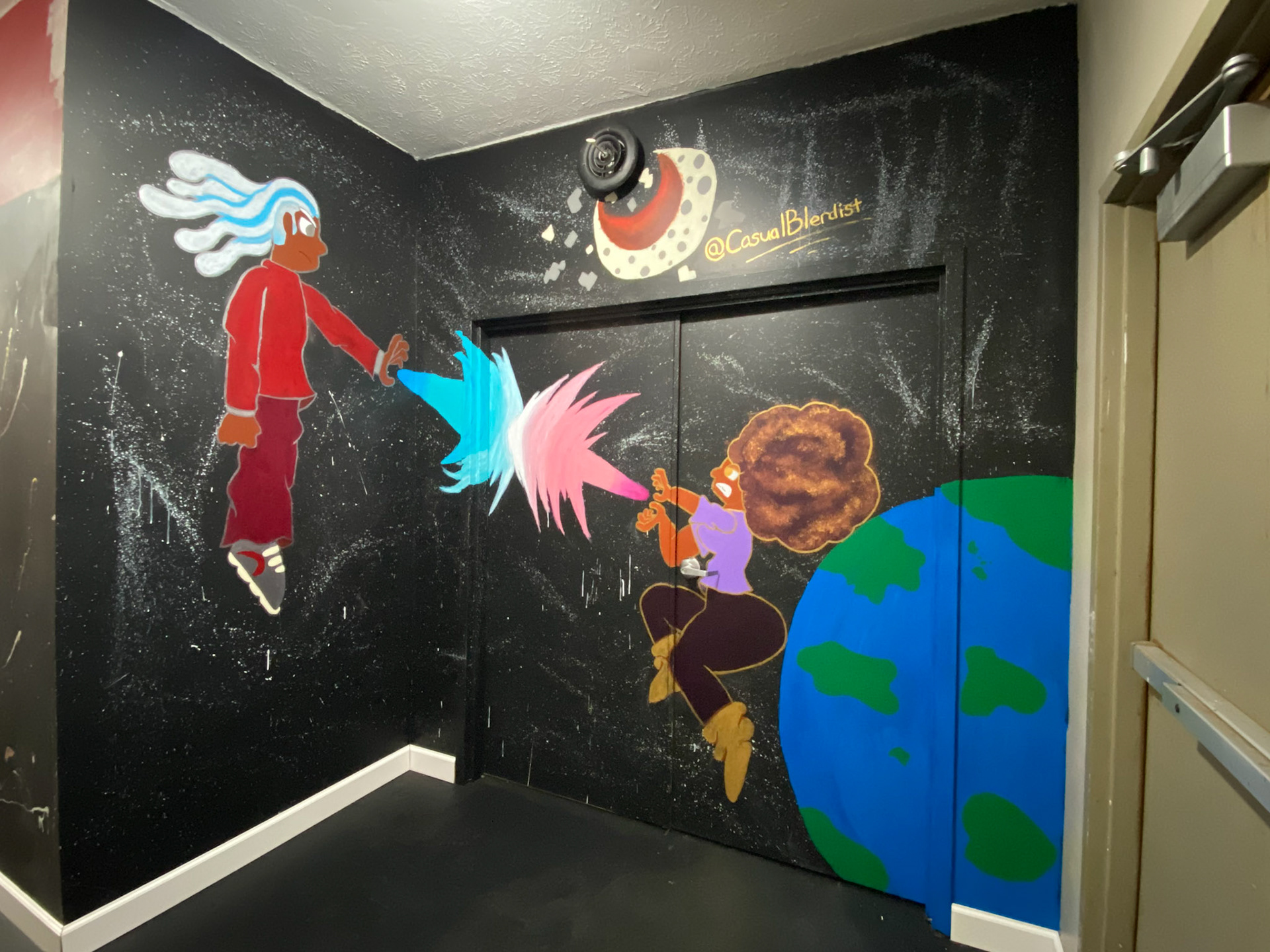 Mural for the Fate of the Planet at Crosslens