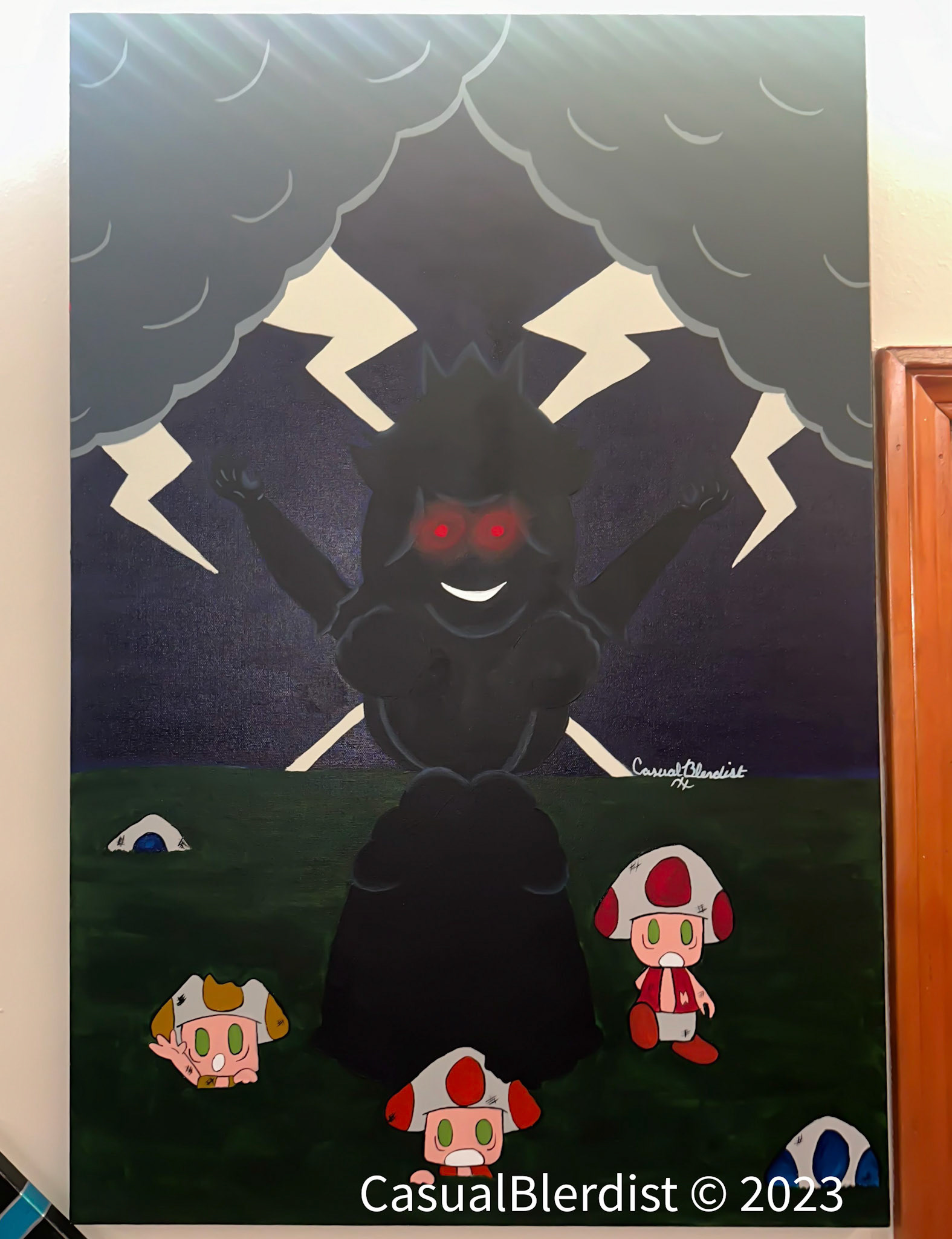 Raising of the Toads (2023) 24x36 Acrylic 