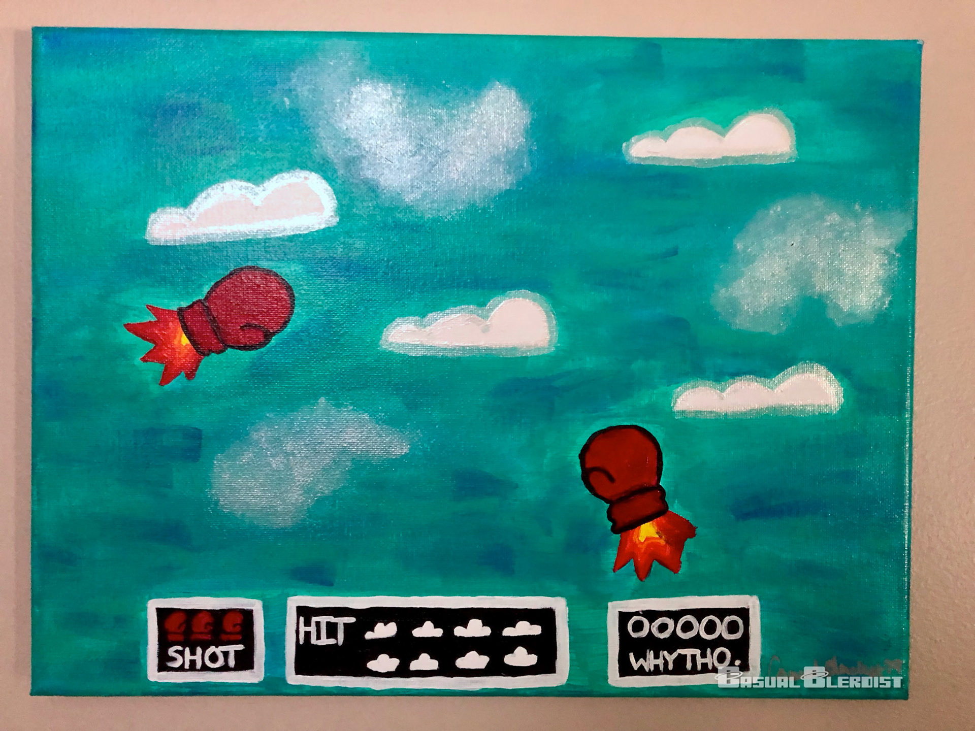 Ya Favorite Game (2019) 12x14 Acrylic