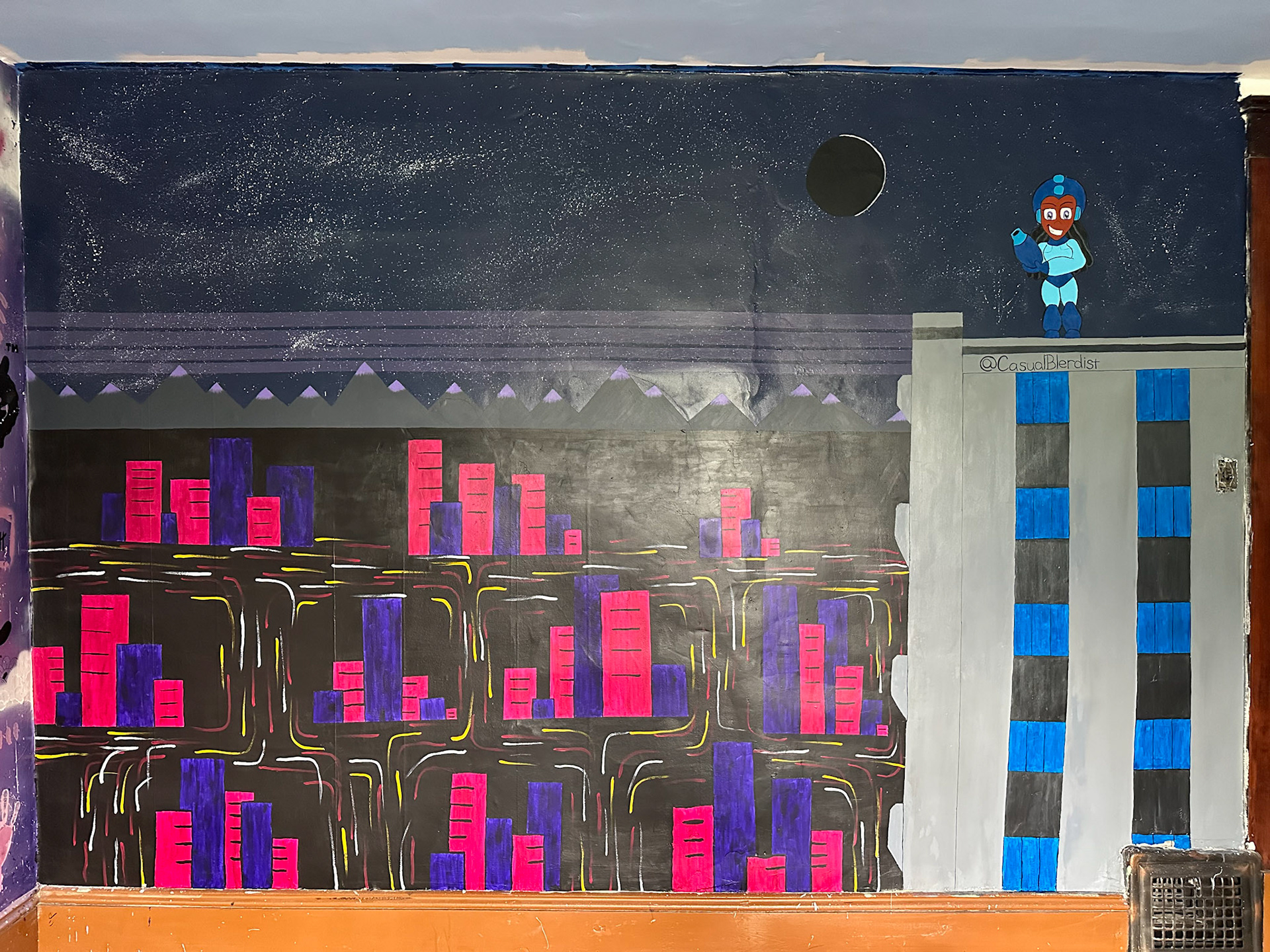 "Its Only Up From Here" Mural at the Indi Art House