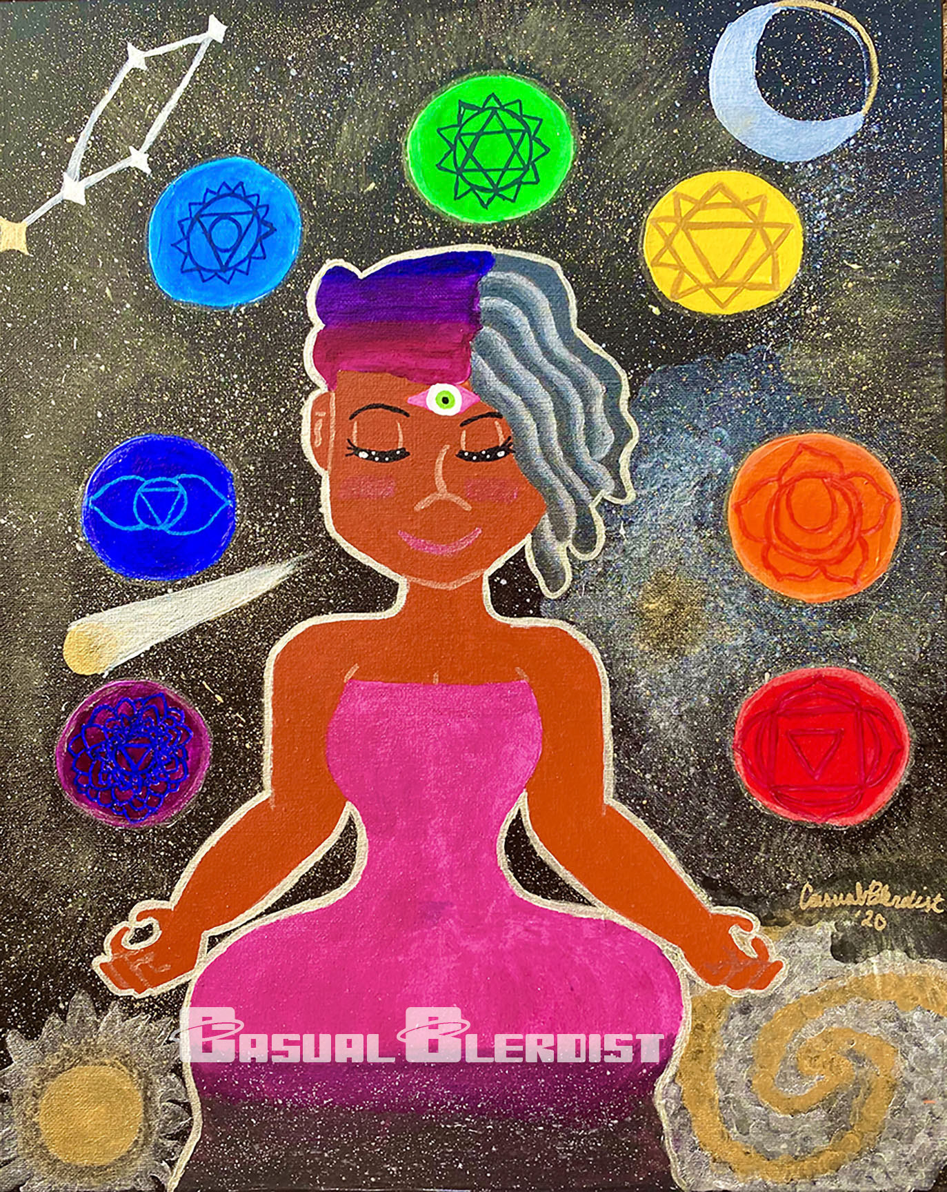 Ascension (2020) 16x20 Acrylic