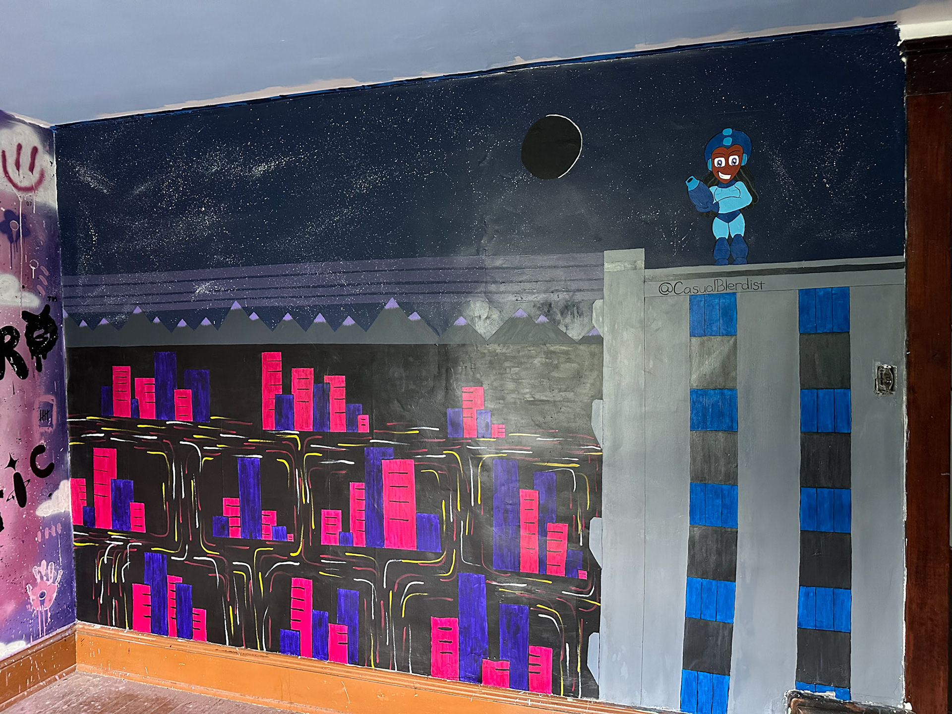 "Its Only Up From Here" Mural at the Indi Art House
