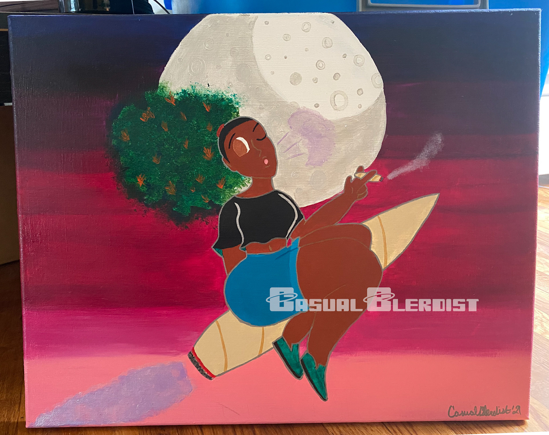 Bud Witch (2021) 16x20 Acrylic