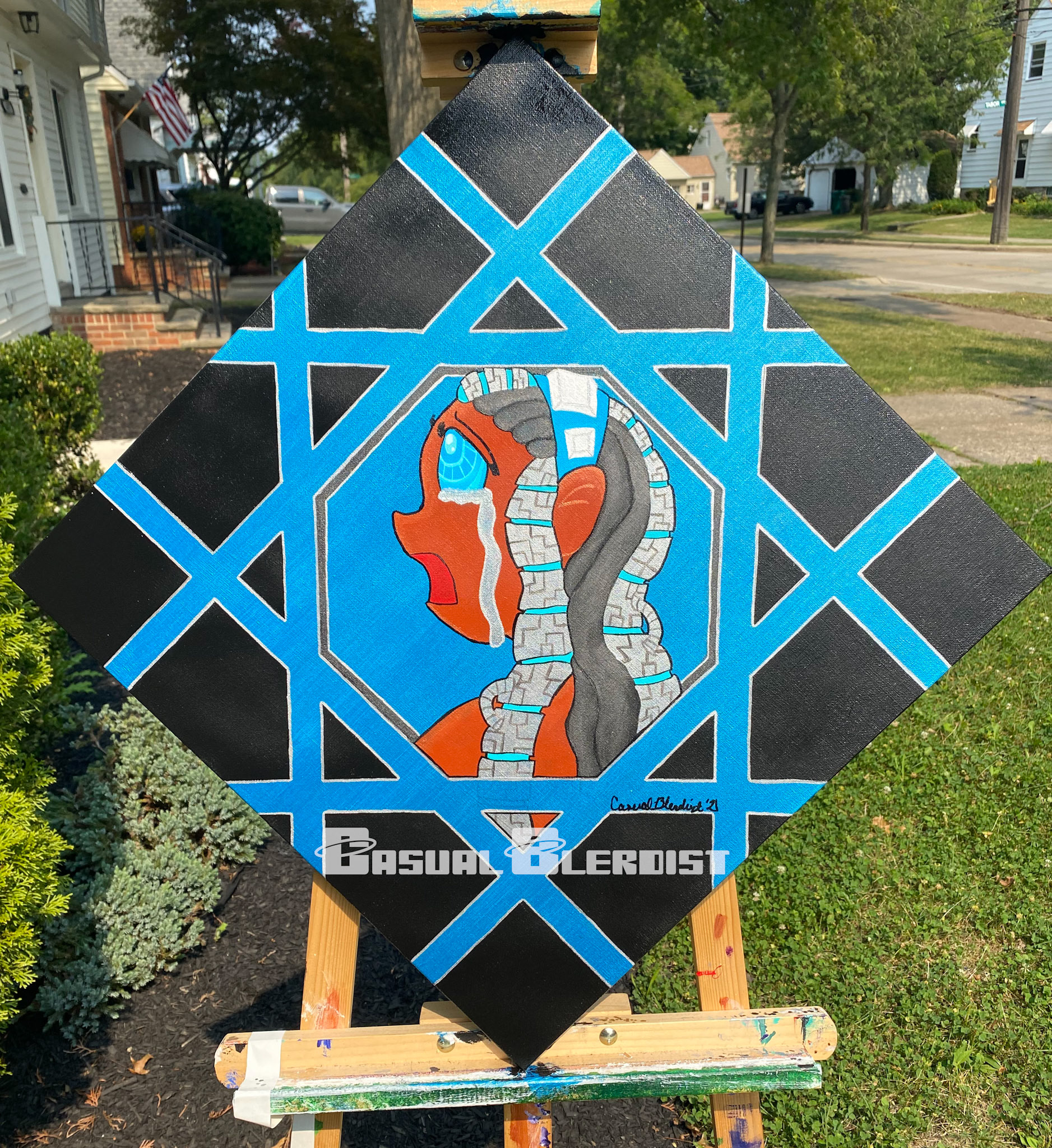 Processing... (2021) 20x20 Acrylic