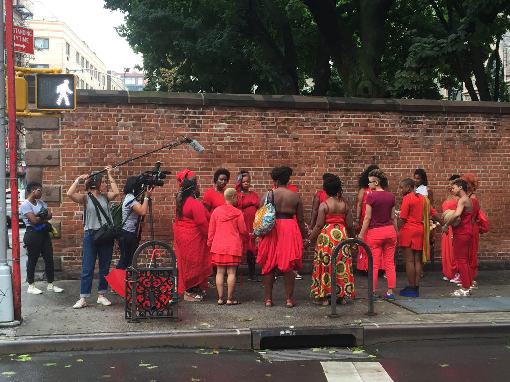 Black Women Artist for black lives Matters NYC 2016