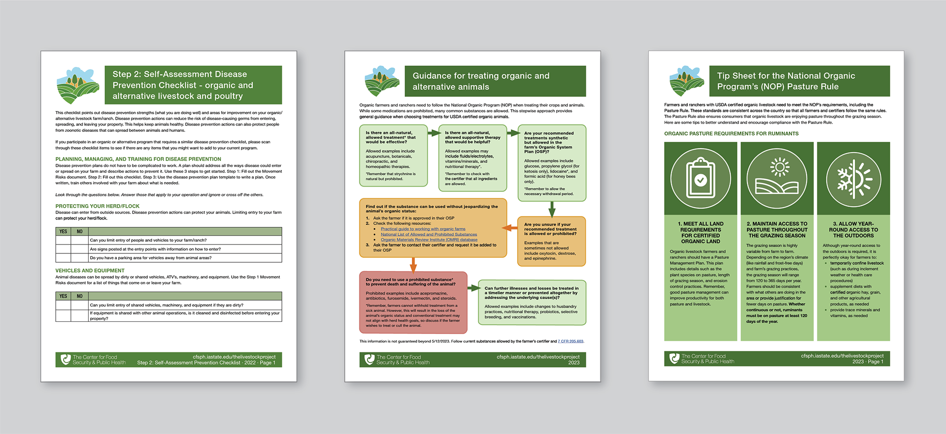 Livestock Project Branded Documents with Custom Graphics