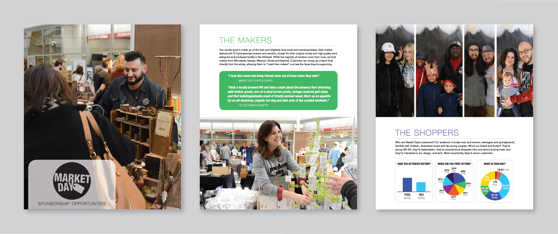 Excerpts from the Market Day Sponsorship Opportunities Brochure