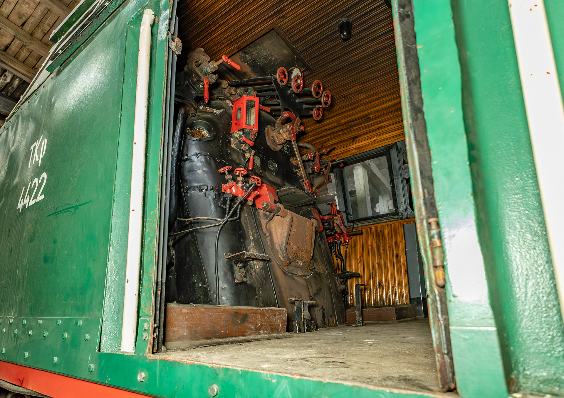 Skansen Kolei Pyskowice Lokomotywa TKp4422