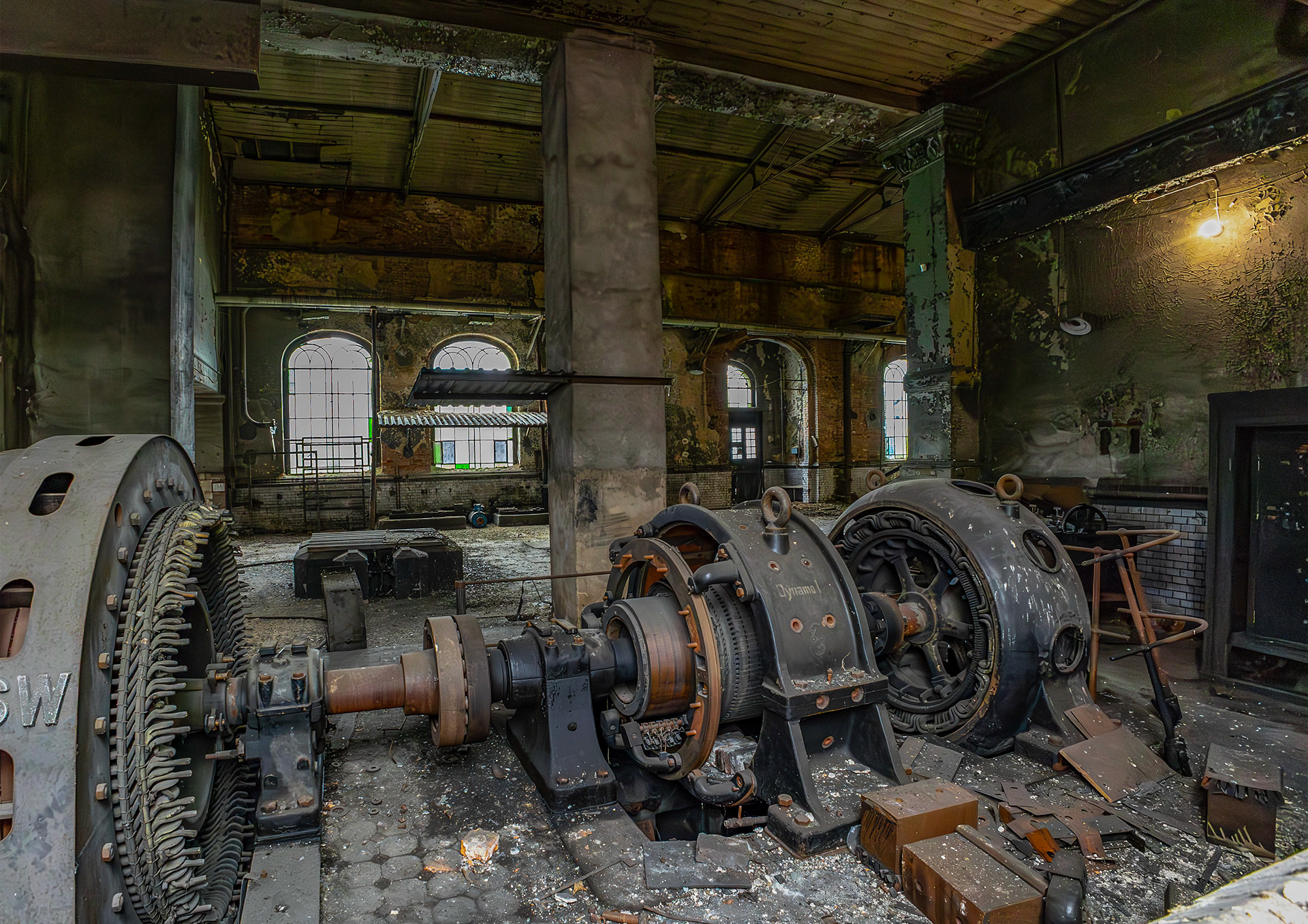 Budynki kopalni Pstrowski