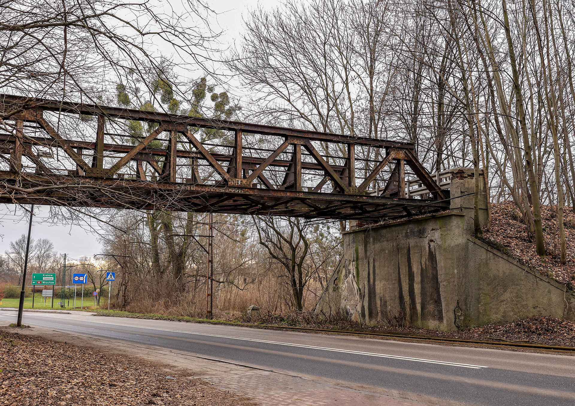 Most kolejowy ul Tarnopolska Mikulczyce