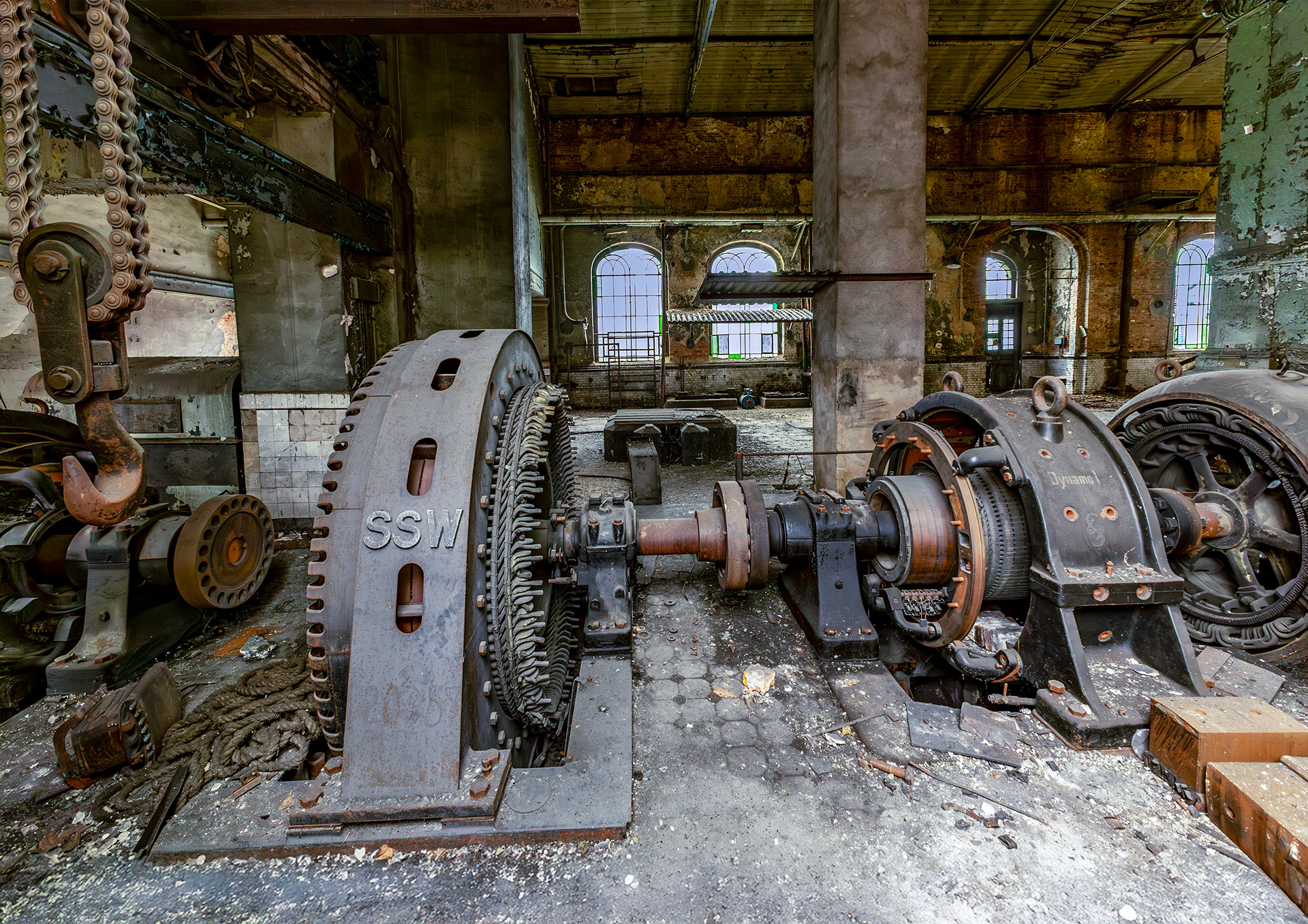 Budynki kopalni Pstrowski