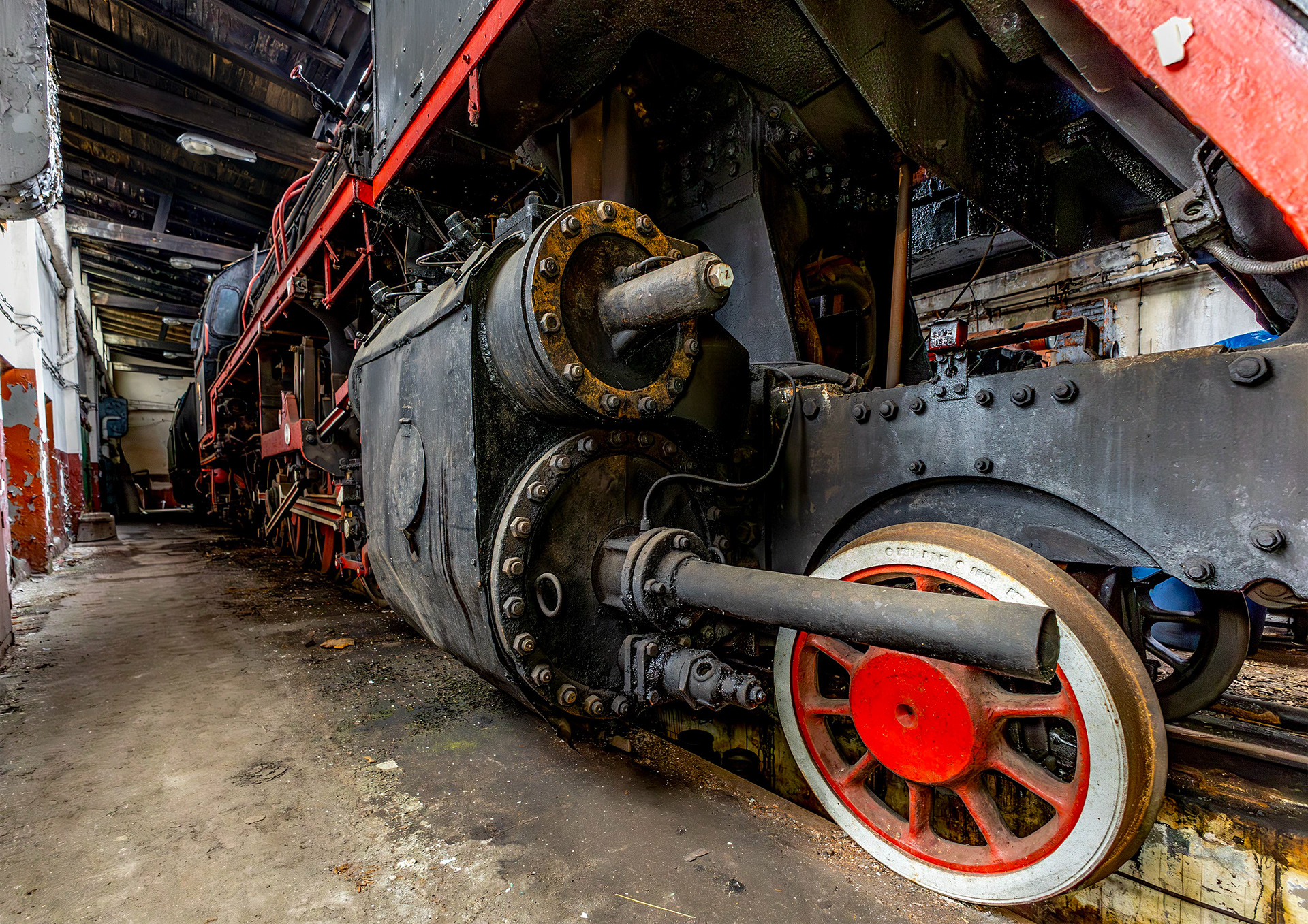 Skansen Kolei Pyskowice Lokomotywa Ty45