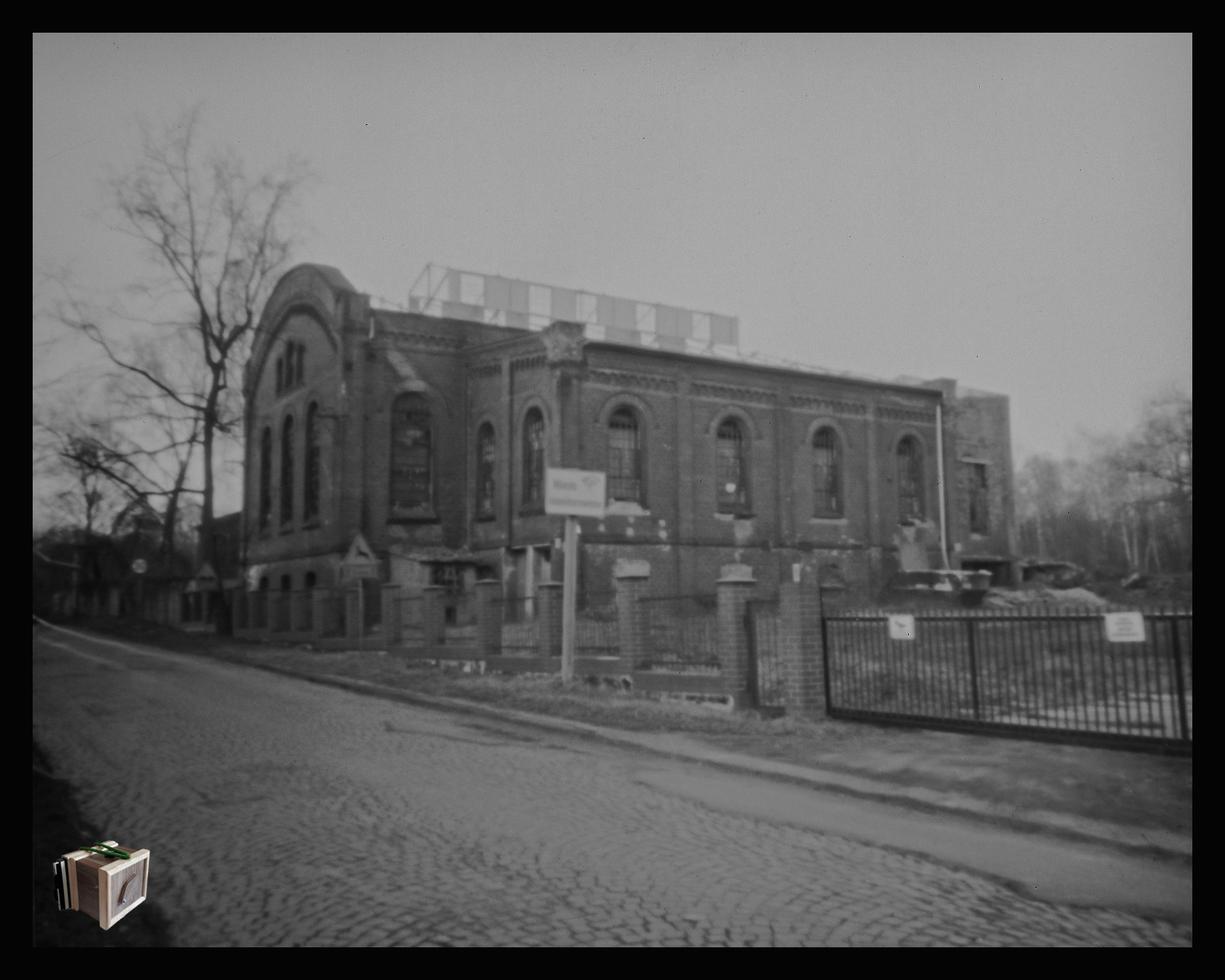 Budynak maszyny wyciągowej Szybu Zachodniego Kopalni Preussen (Miechowice) 1908r