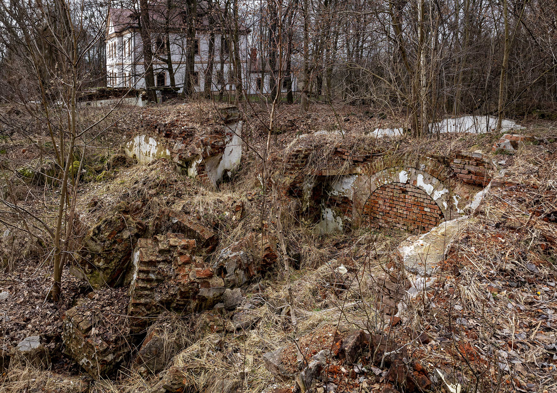 Ruiny Gorzelni PGR Stary Dwór Mikulczyce