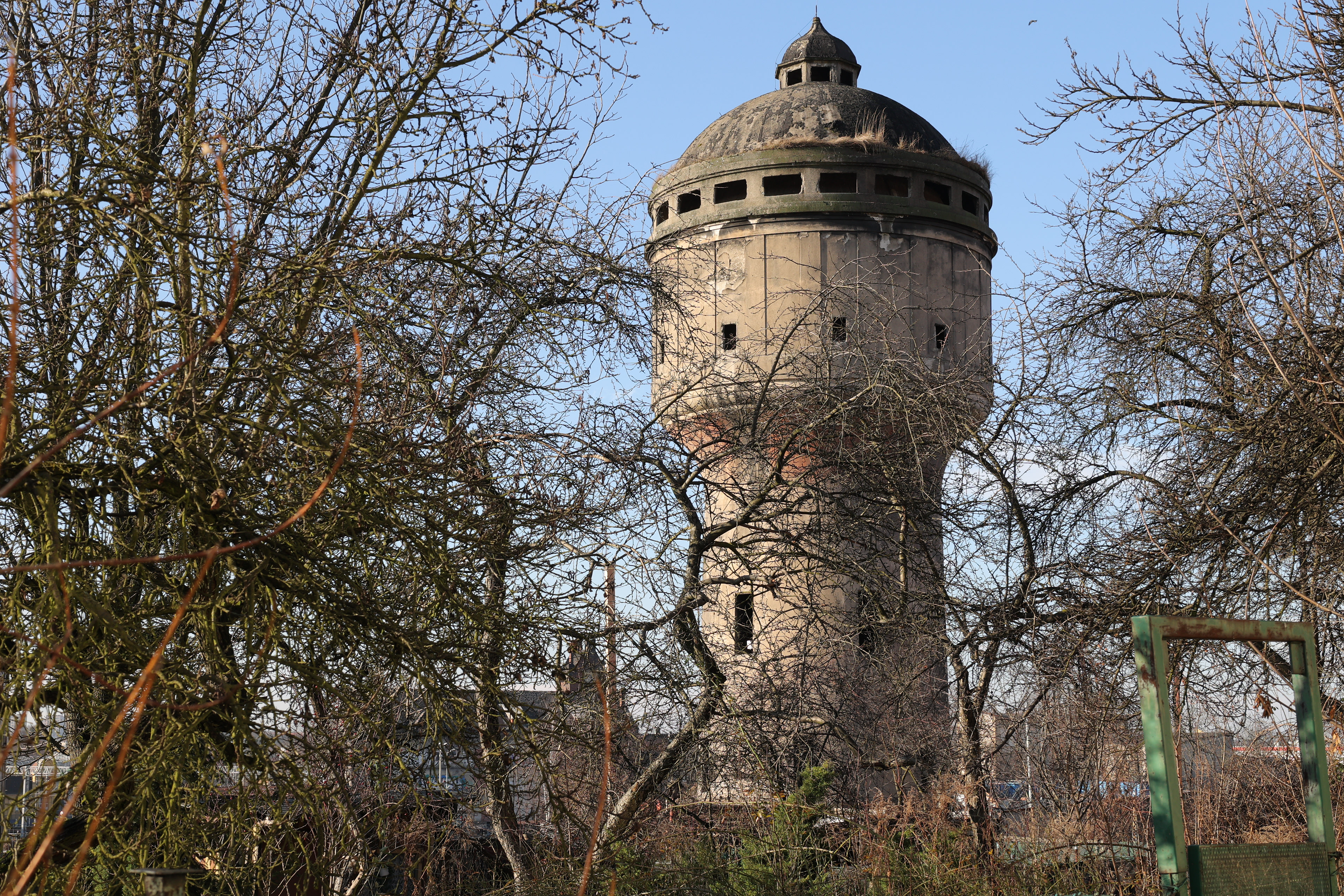 Wieża ciśnień przy dworcu Gliwice