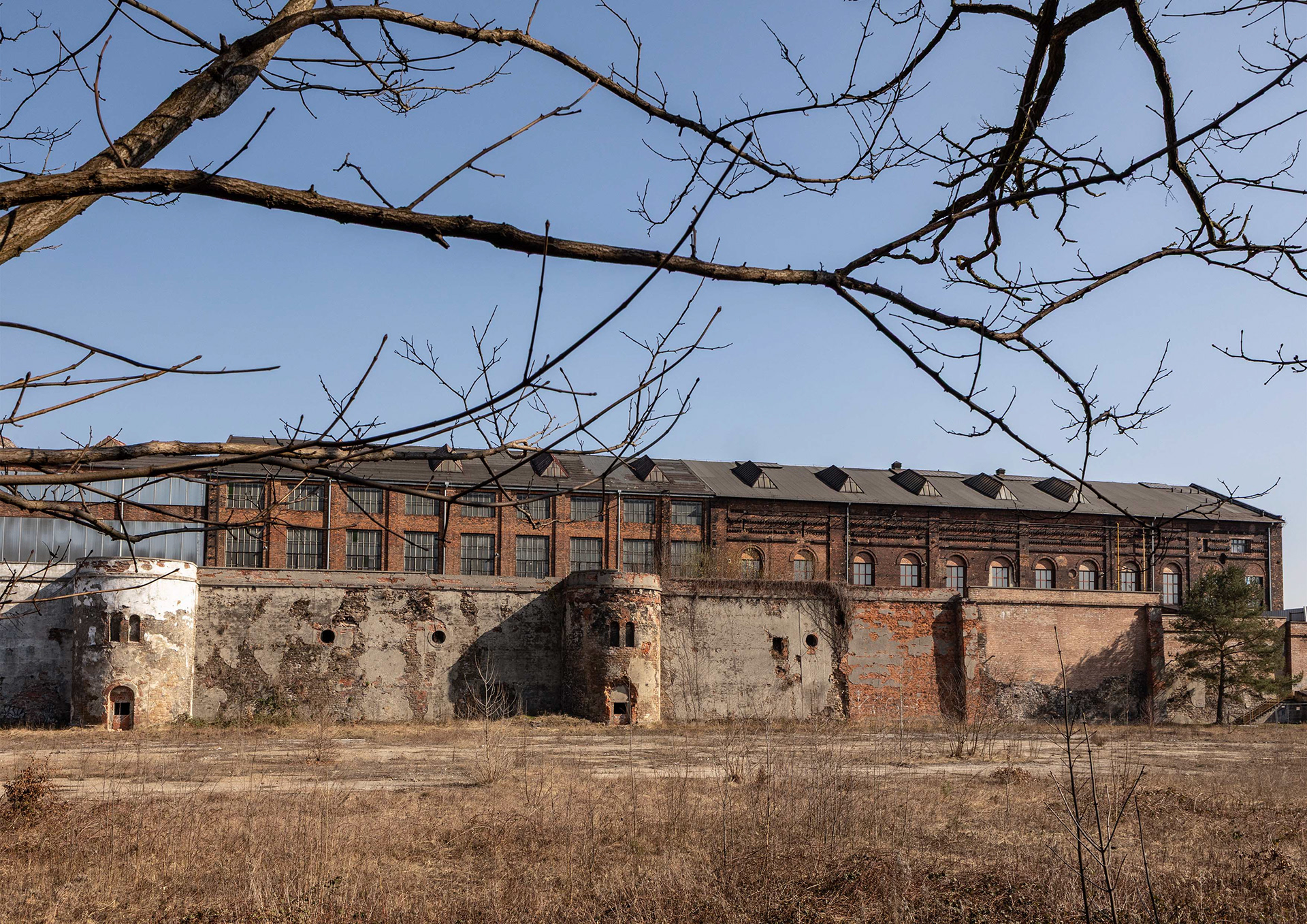 Mur oporowy Huty Zabrze