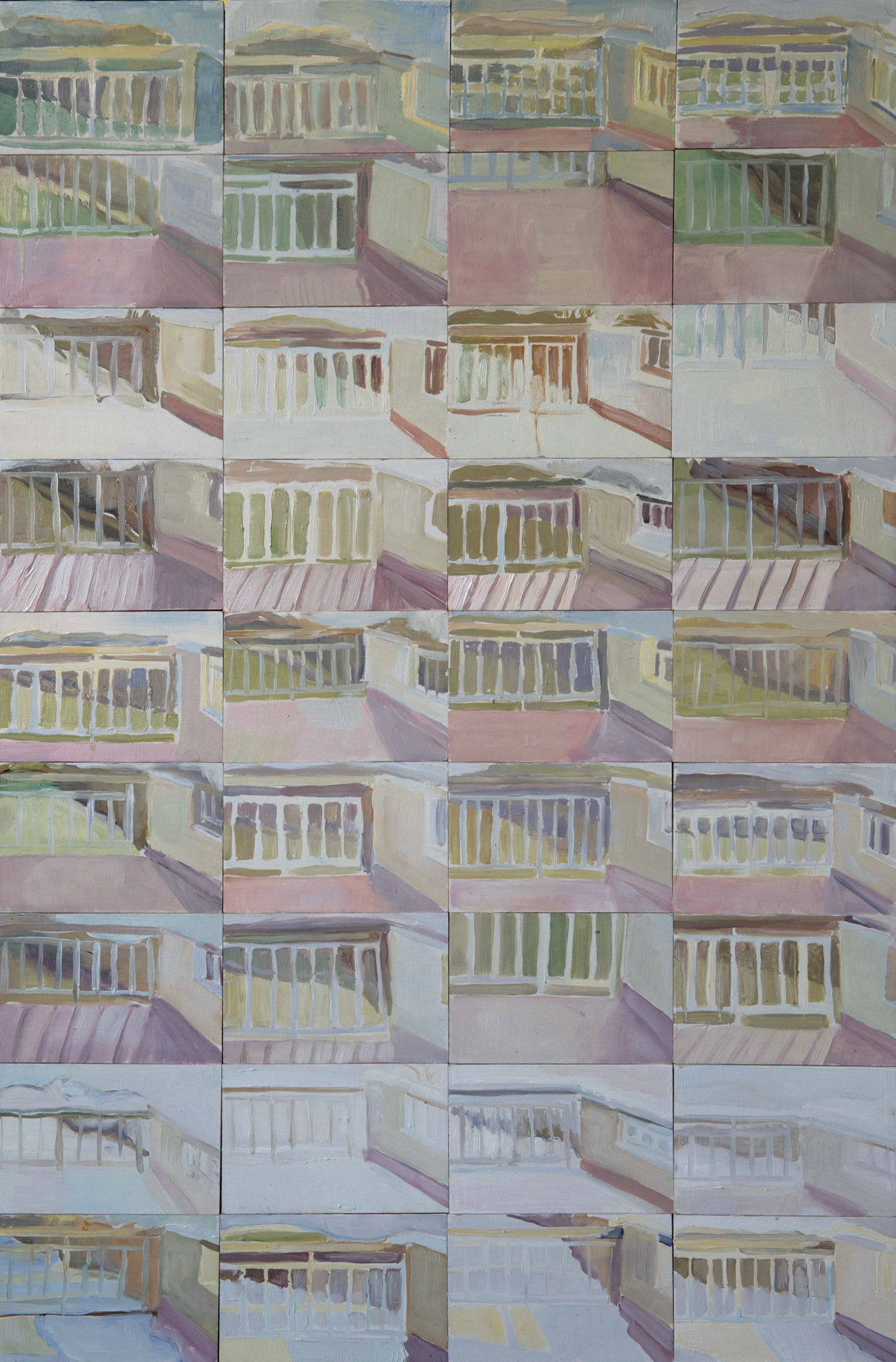 Morning sketches 04 ./ 80 x 60 cm, oil, plywood 2018