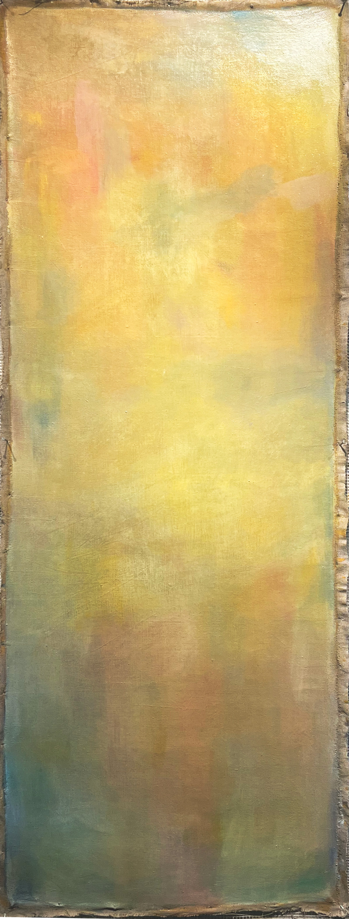Memory 05. - The hide / 150 x 55 cm, mixed technique, canvas