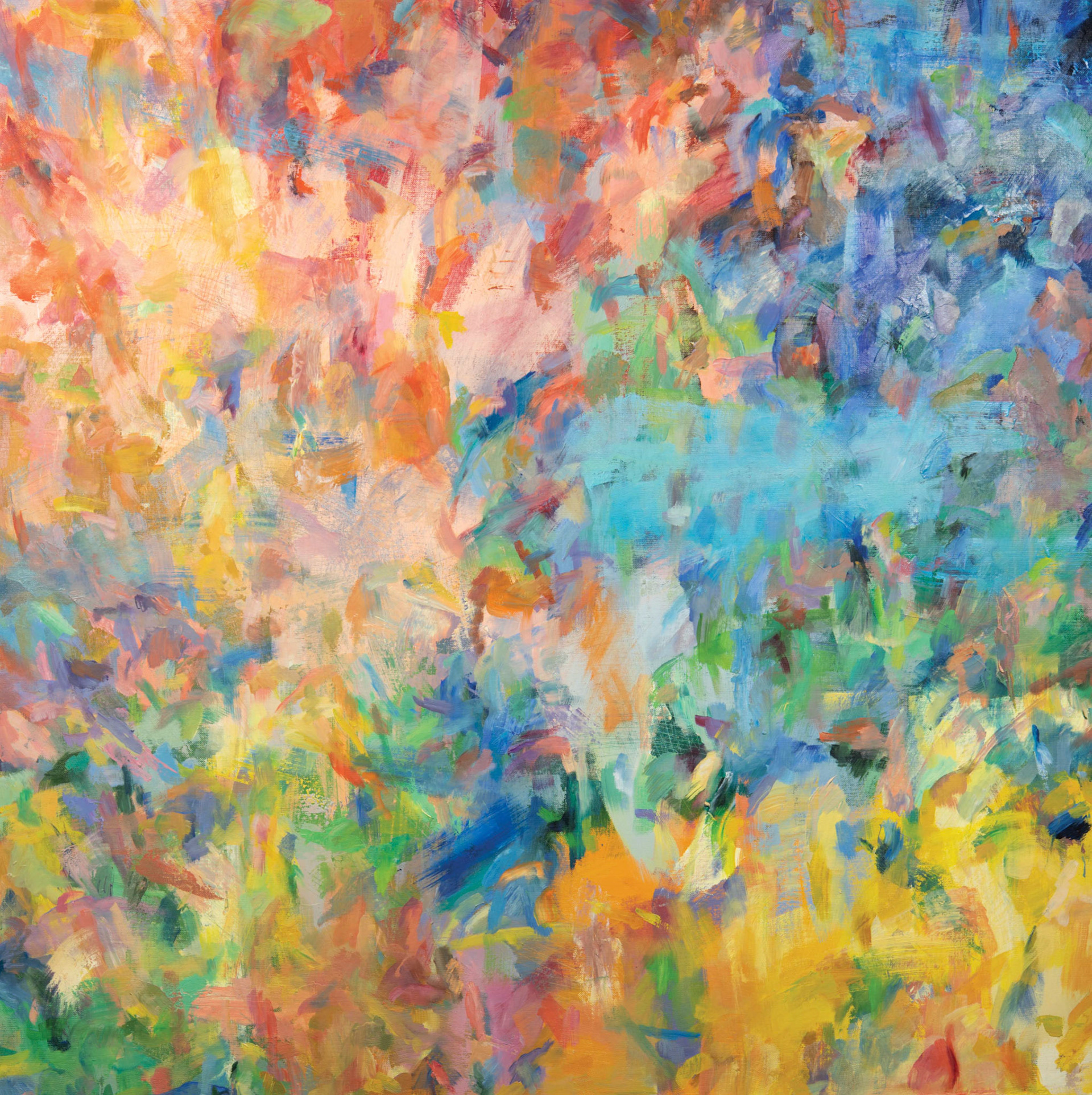 Transition 04. / 110 x 110 cm, oil, canvas