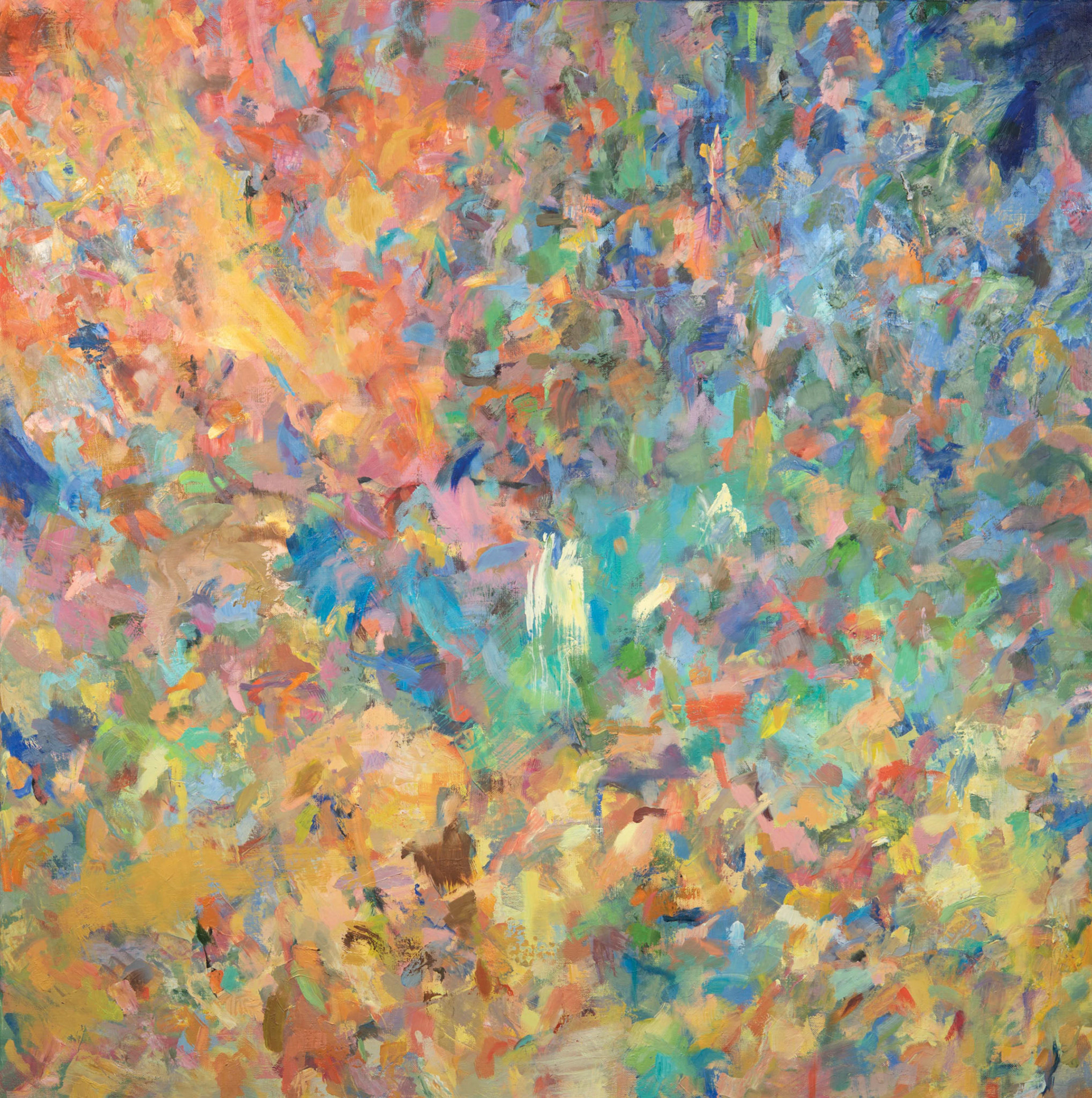 Transition 02. / 110 x 110 cm, oil, canvas