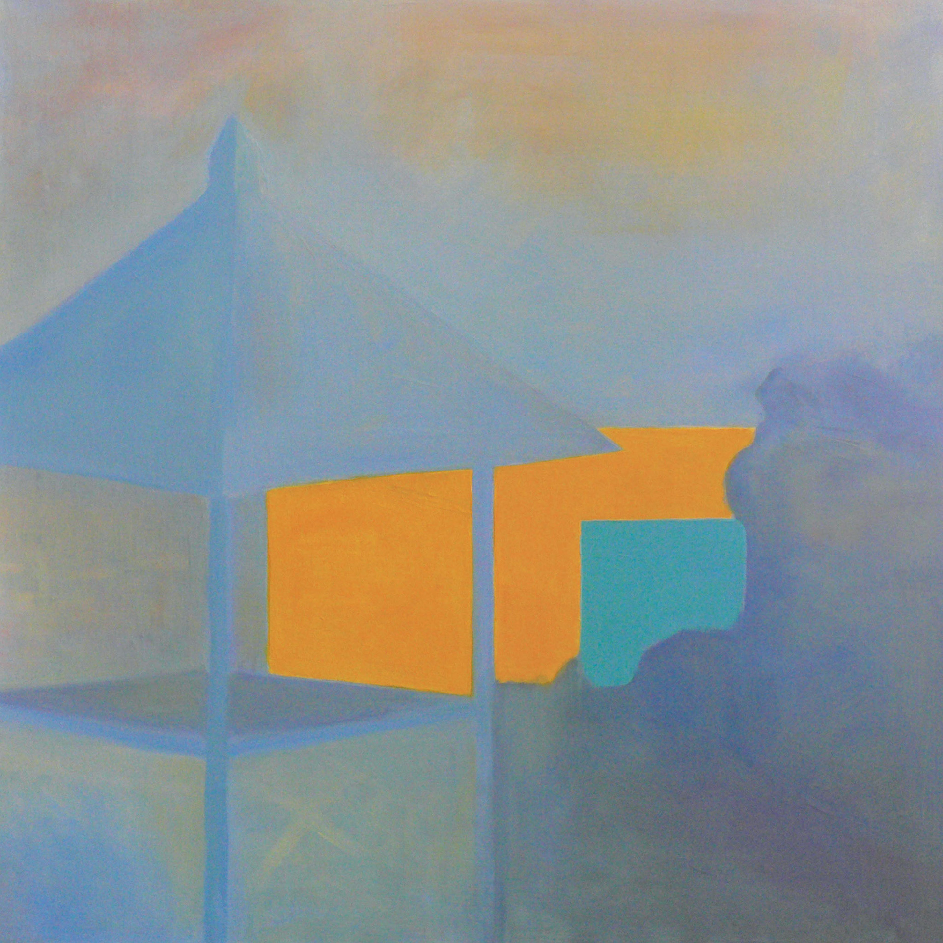 Sleeping carriage opposite / 60 x 620 cm, oil, canvas