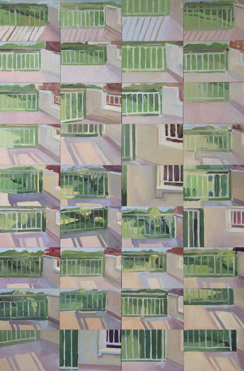 morning sketches I. (90 x 60 cm, oil, plywood)