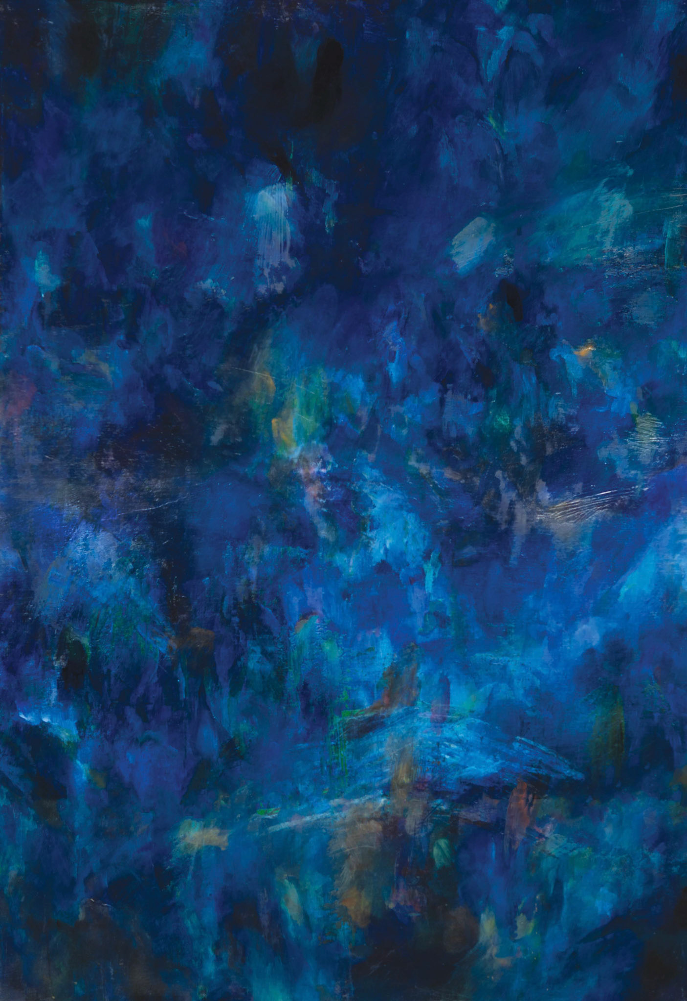 Deep.Blue / 160 x 100 cm, oil, canvas