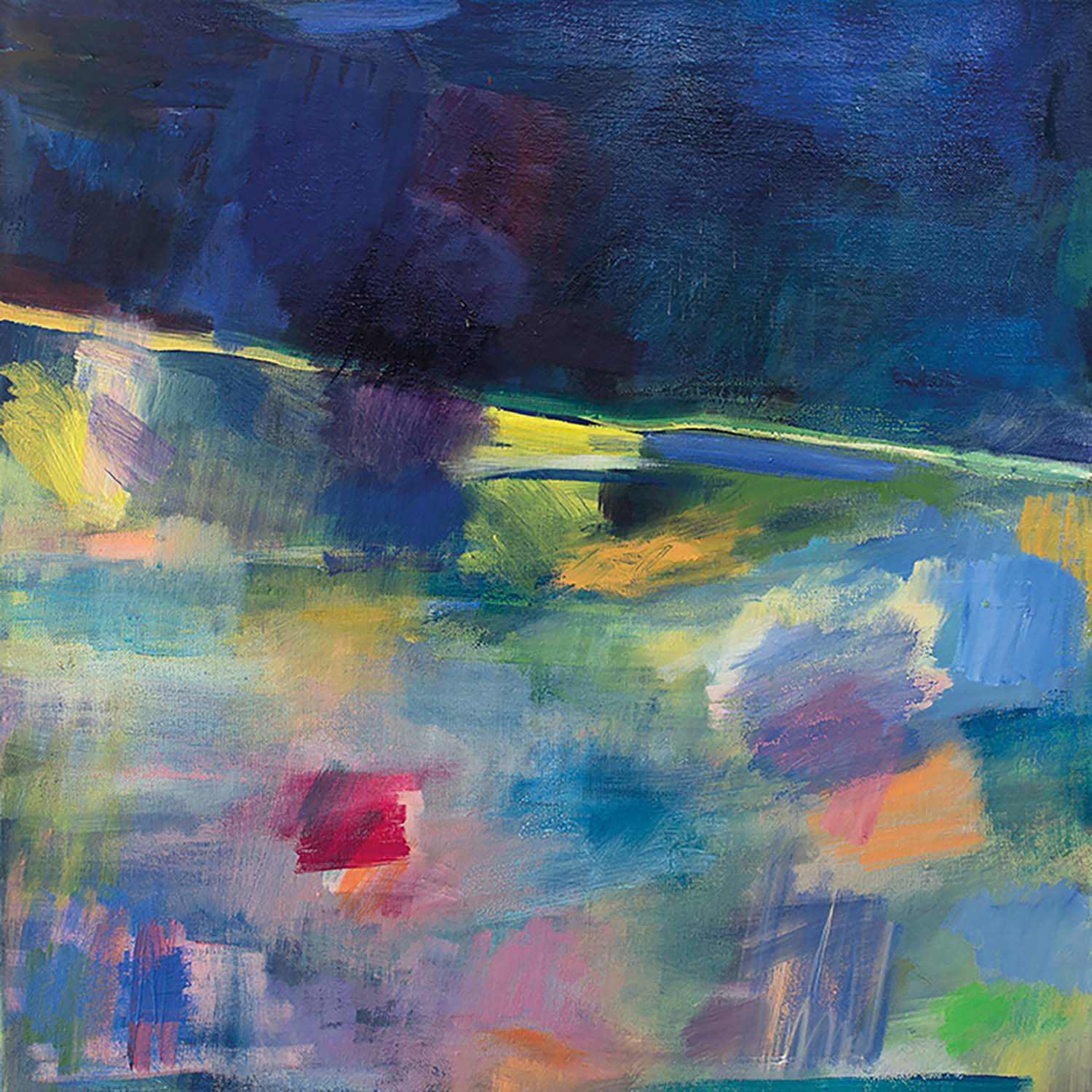 Dusk 02. / 60 x 60 cm, oil, canvas