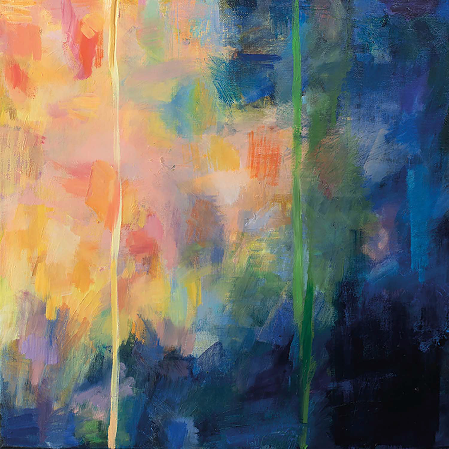 Dusk 01. / 60 x 60 cm, oil, canvas