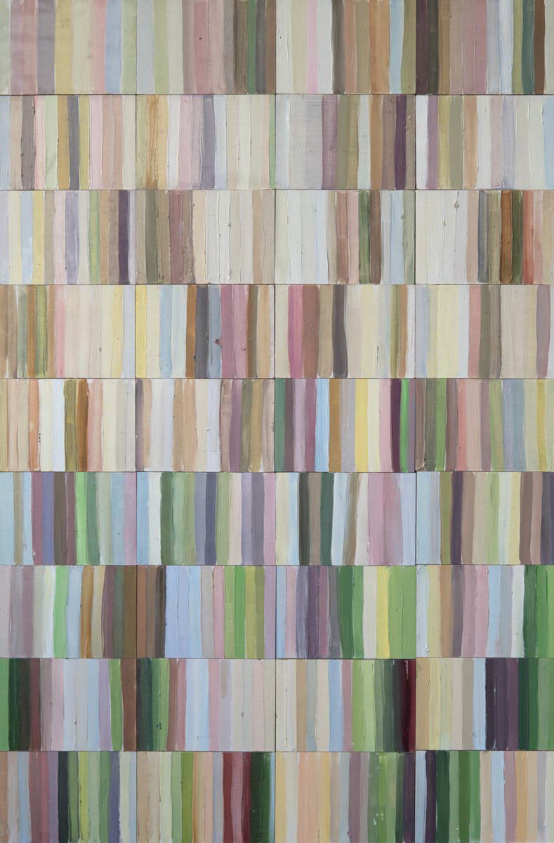 morning, color samples (90 x 60 cm, oil, plywood)