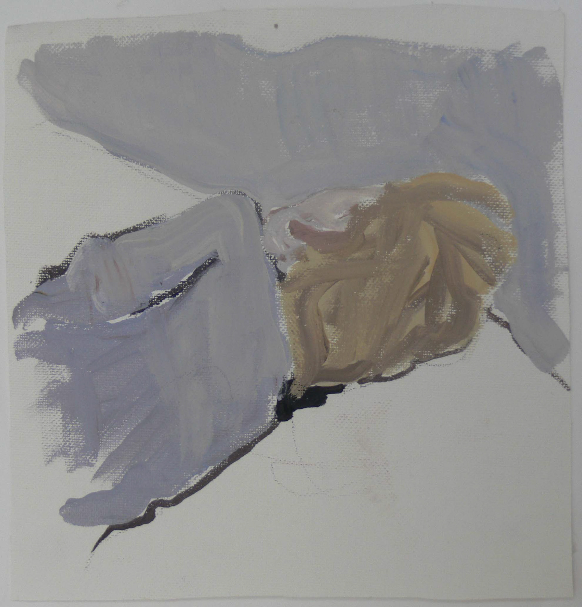 Sleeping child - sketches / 10 x 15 cm, oil, canvas