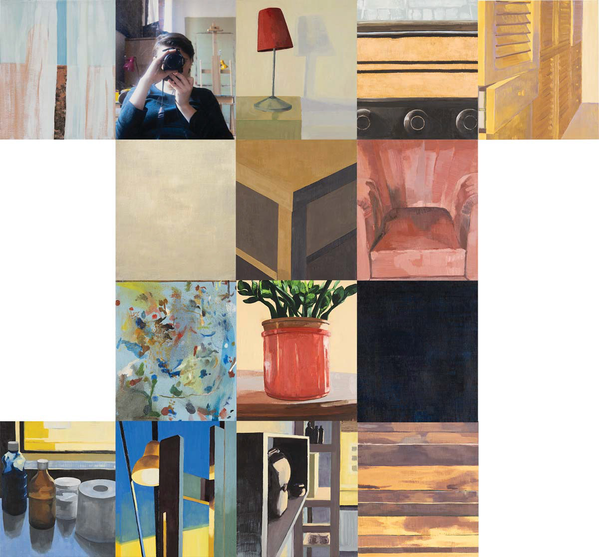 Tableau: me and my surrounding (175 x 160 cm, oil, canvas)