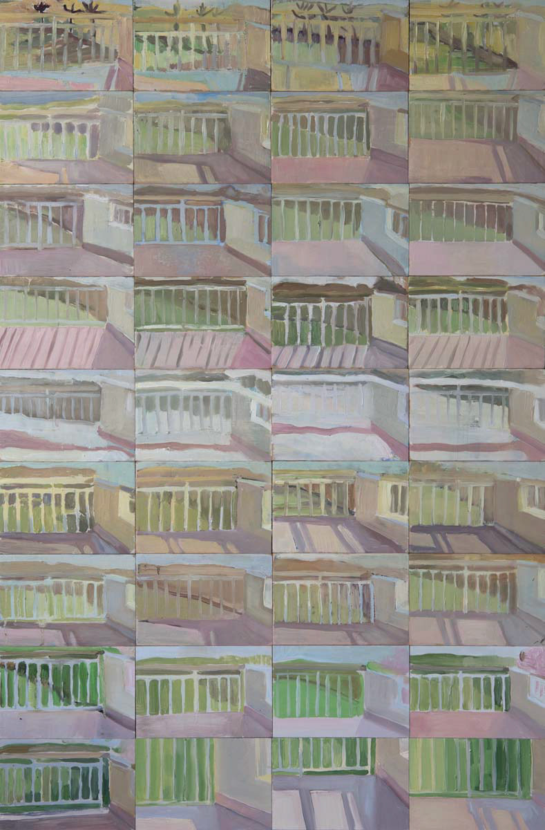 morning sketches II. (90 x 60 cm, oil, plywood)